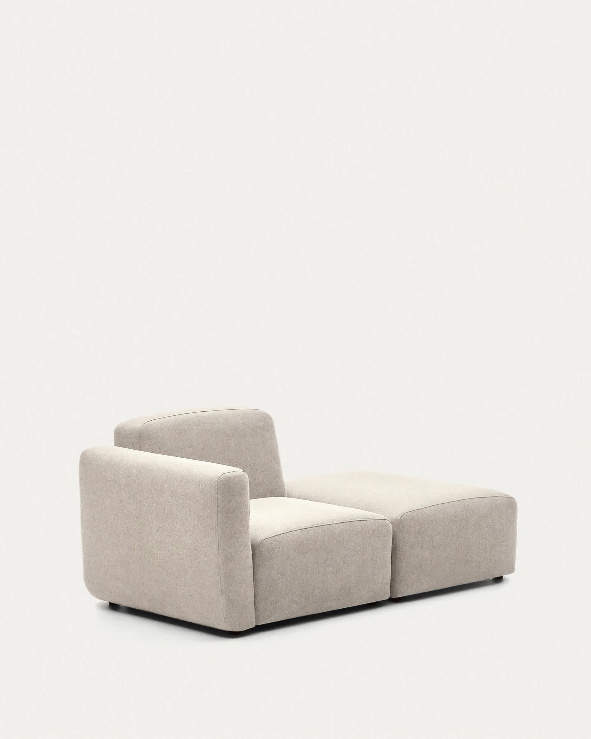 Neom 1 seater modular sofa with back module in beige, 169 cm FSC Mix Credit