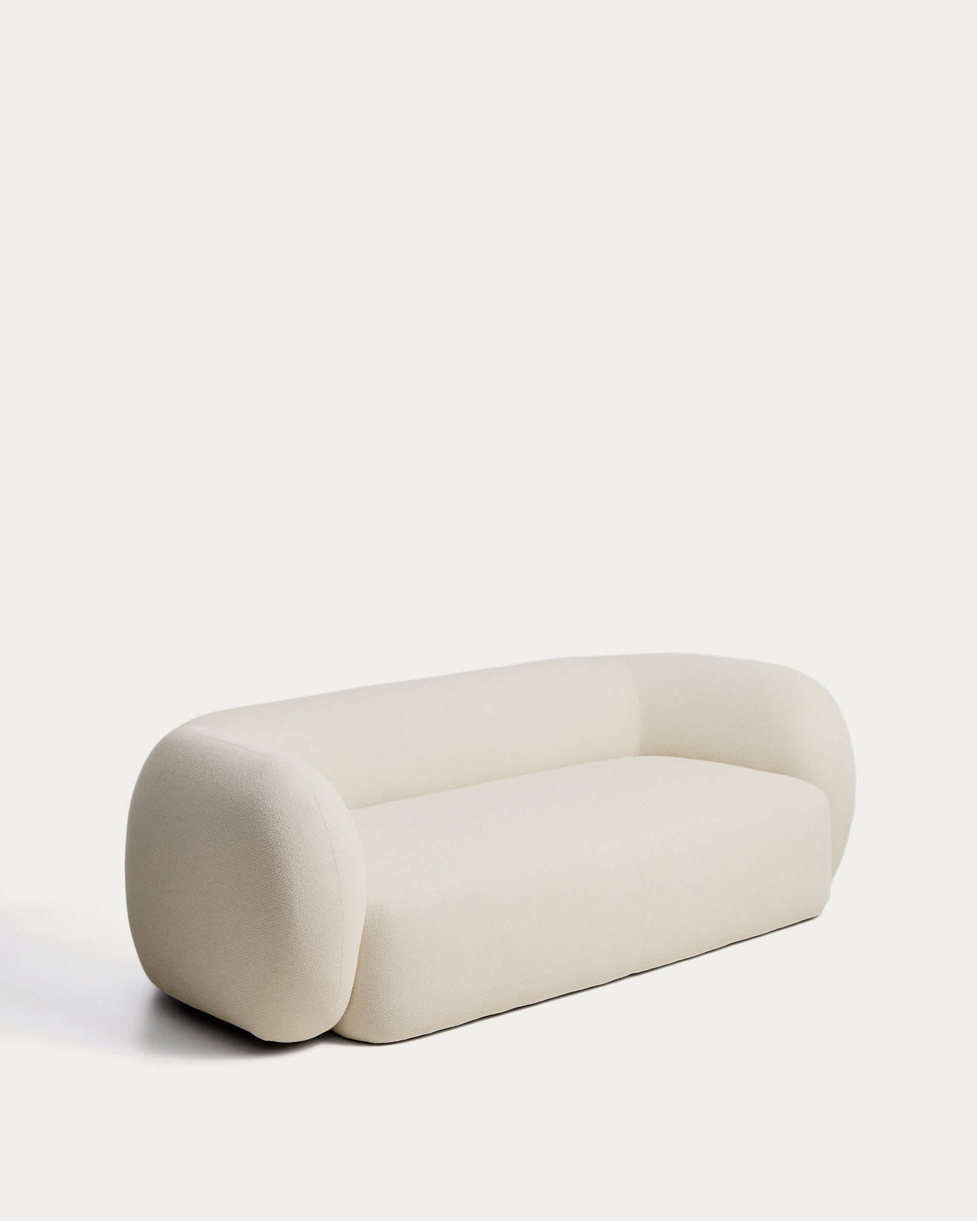 Martina ecru chenille 3-seater sofa 246 cm FSC Mix Credit