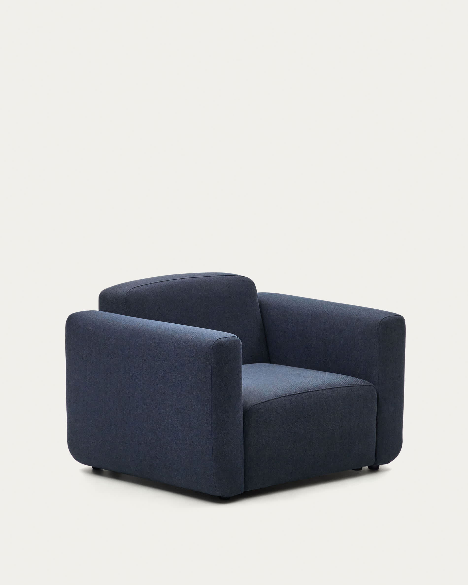 Neom modular armchair in blue FSC Mix Credit