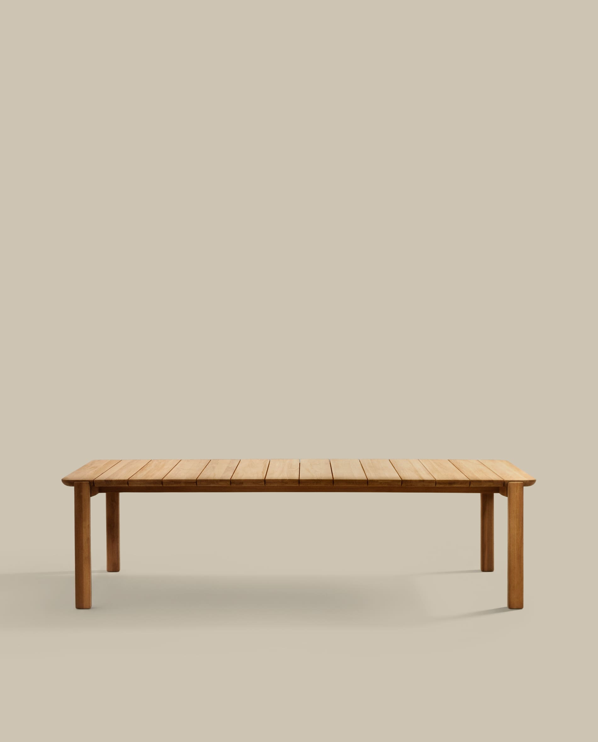 Icaro table made from solid teak wood, 220 x 102 cm, FSC 100%