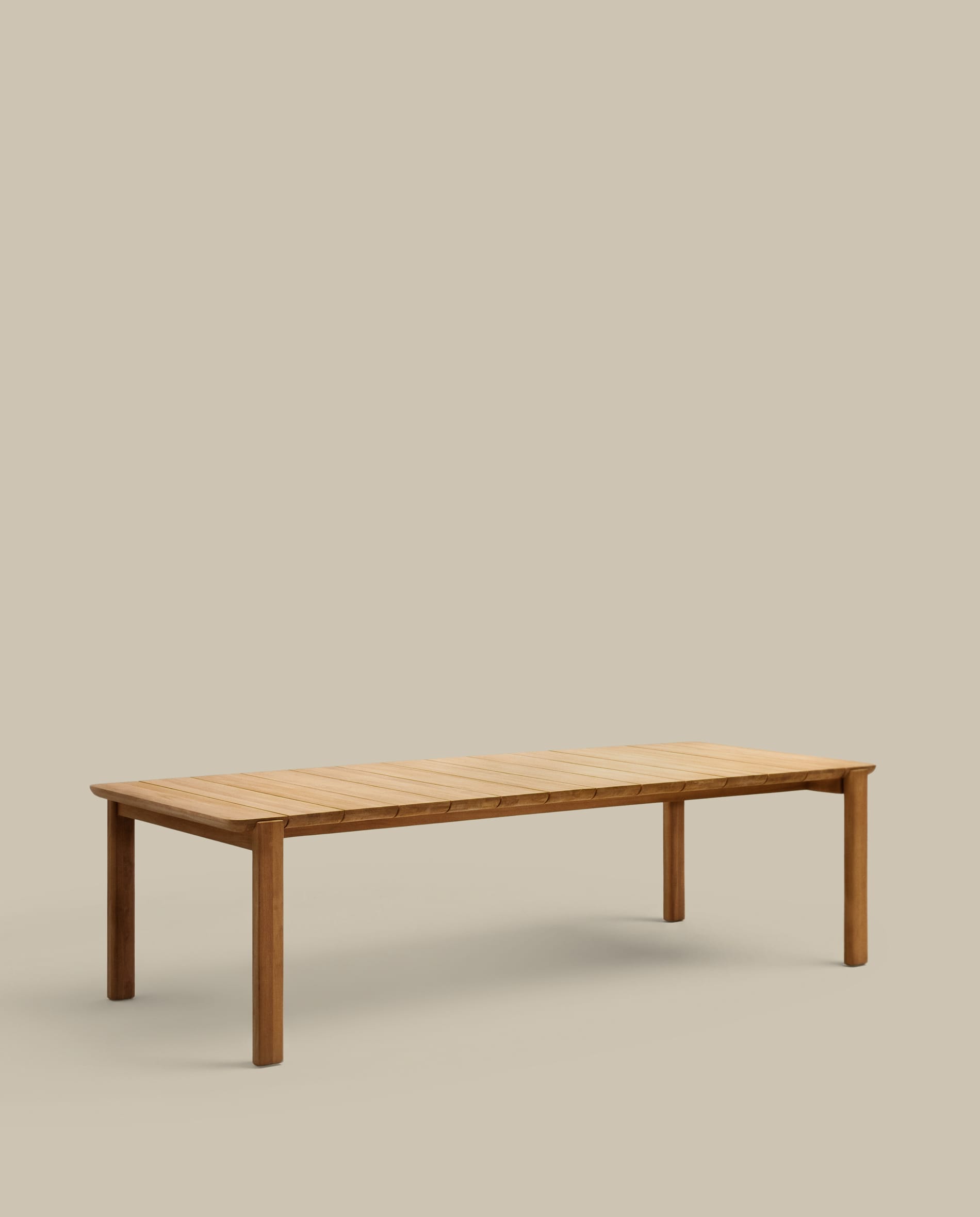 Icaro table made from solid teak wood, 220 x 102 cm, FSC 100%
