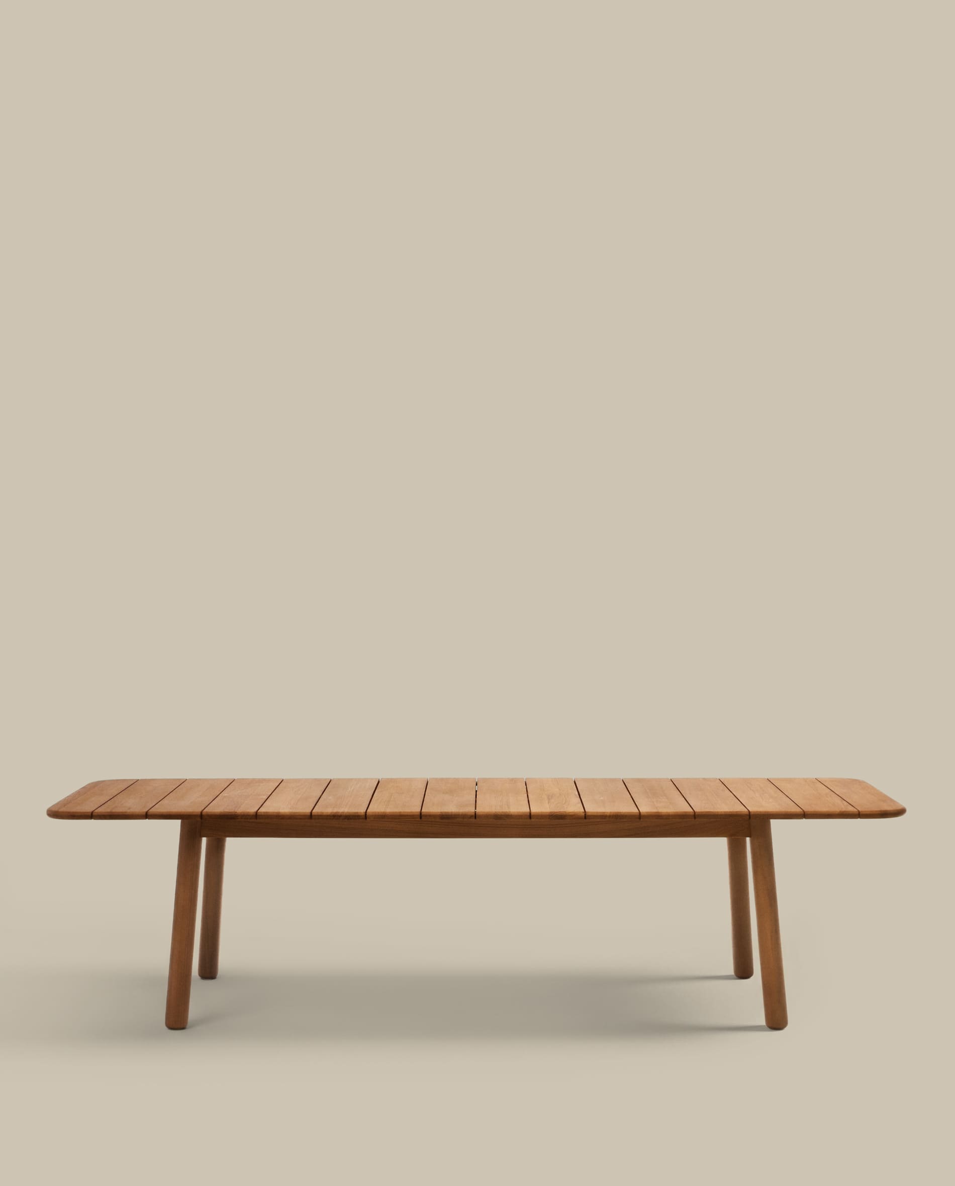 Turqueta extendable table made from solid teak wood, 220 (294) x 100 cm, FSC 100%