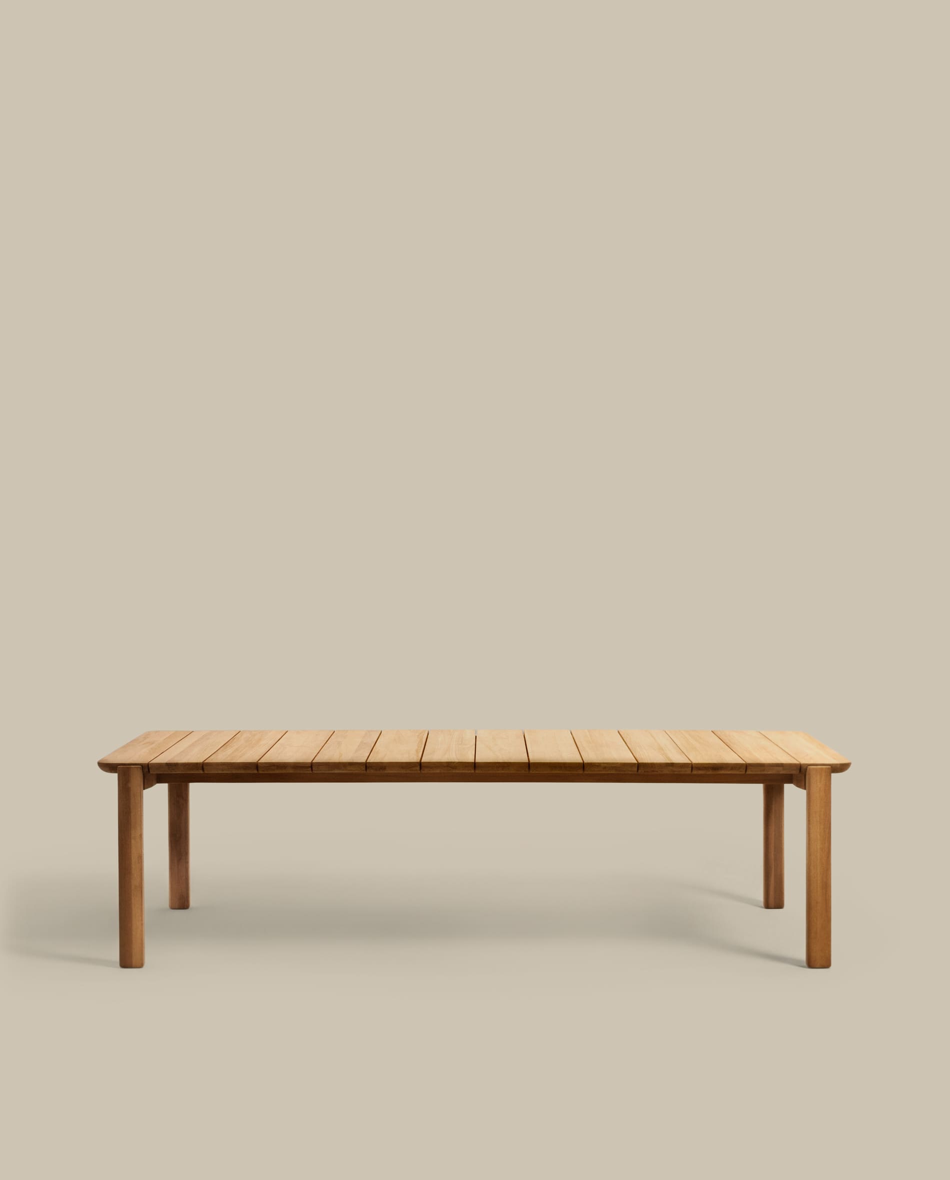 Icaro table made from solid teak wood, 280 x 112 cm, FSC 100%