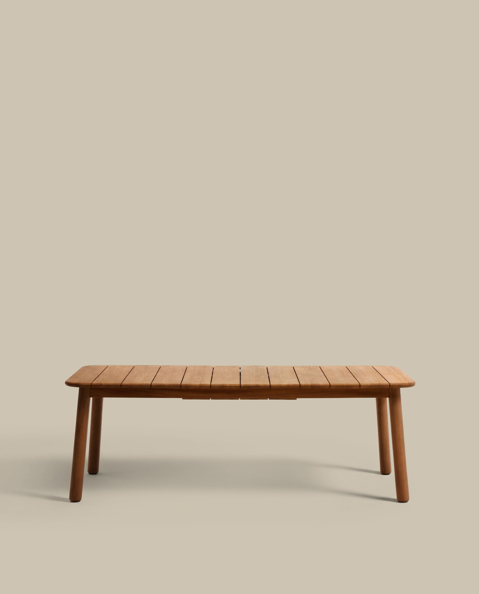 Turqueta extendable table made from solid teak wood, 220 (294) x 100 cm, FSC 100%