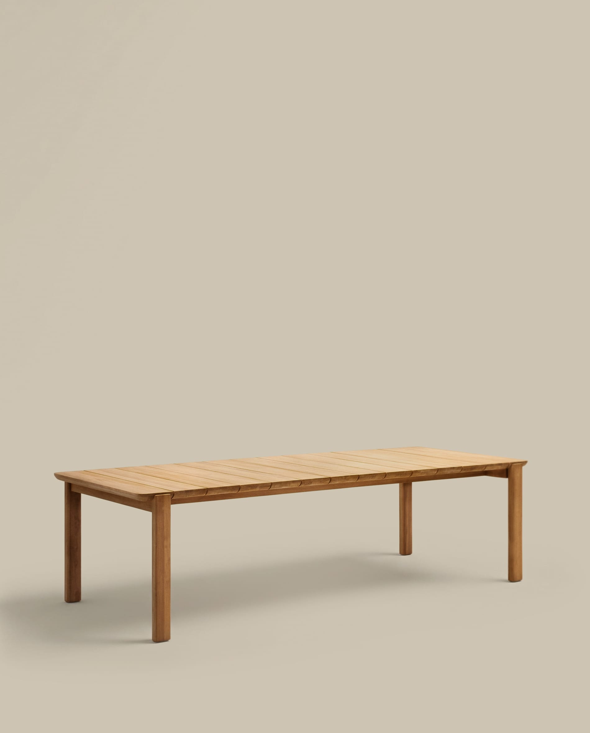 Icaro table made from solid teak wood, 280 x 112 cm, FSC 100%