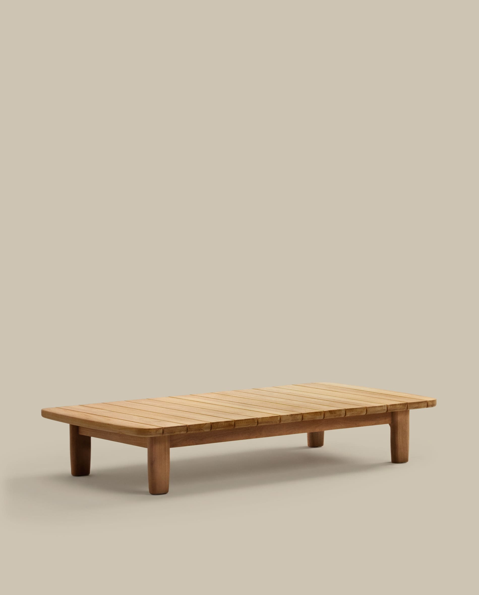 Tirant coffee table made from solid teak wood 140 x 70 cm FSC 100%