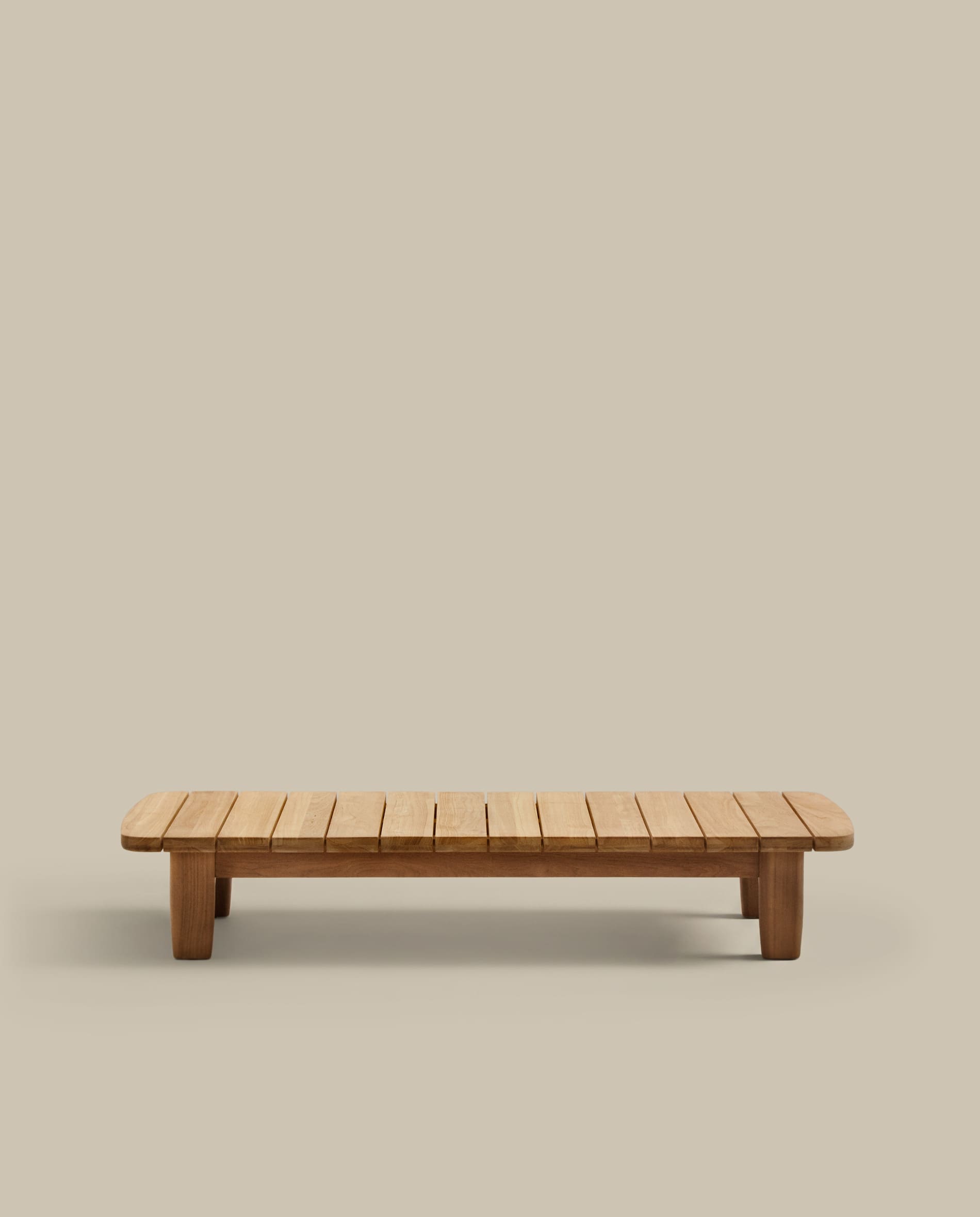 Tirant coffee table made from solid teak wood 140 x 70 cm FSC 100%