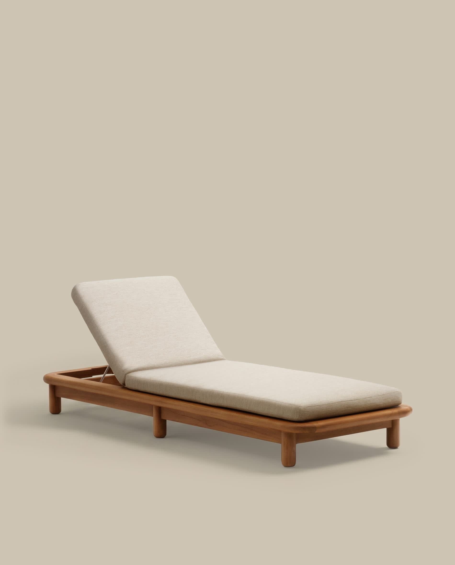 Turqueta sun lounger made from solid teak wood FSC 100%