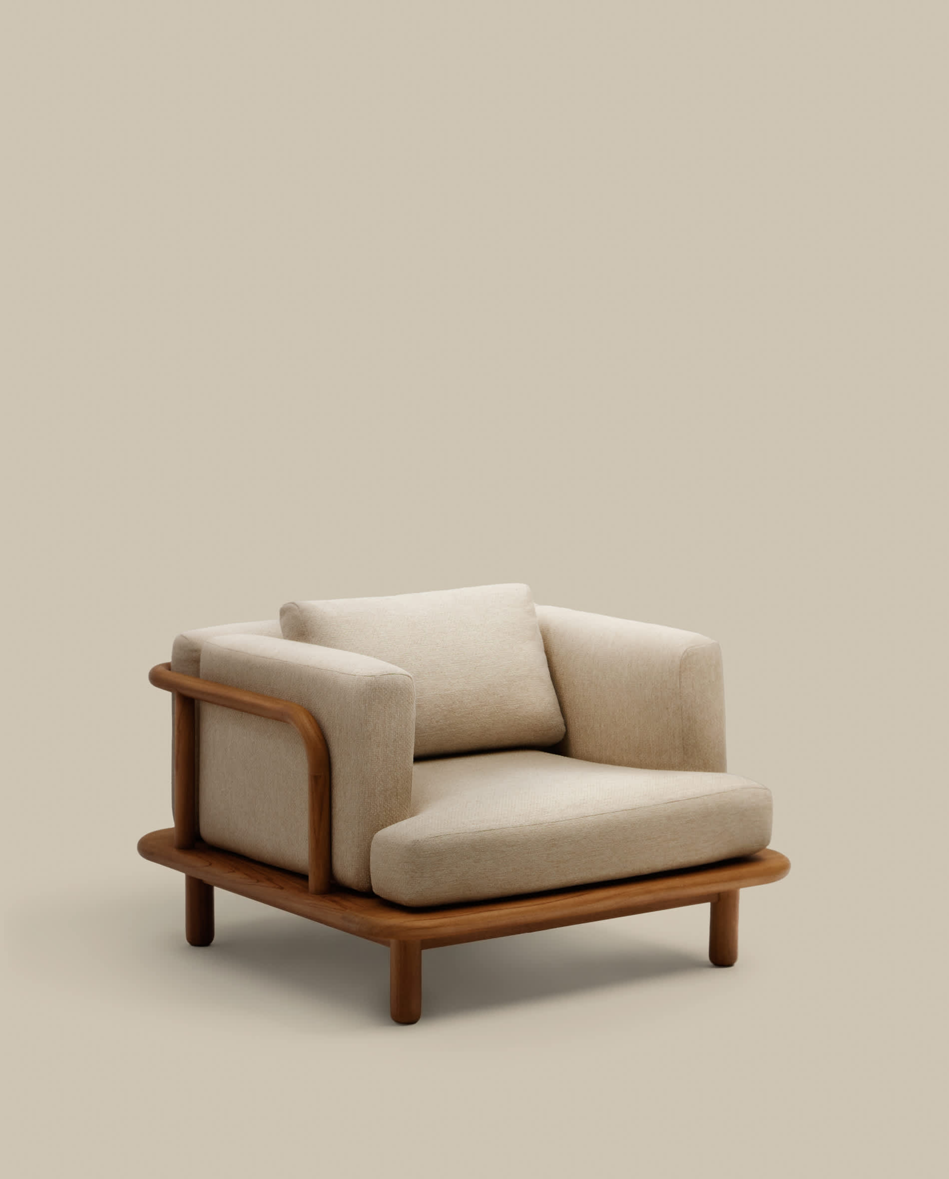 Turqueta armchair made from solid teak wood FSC 100%