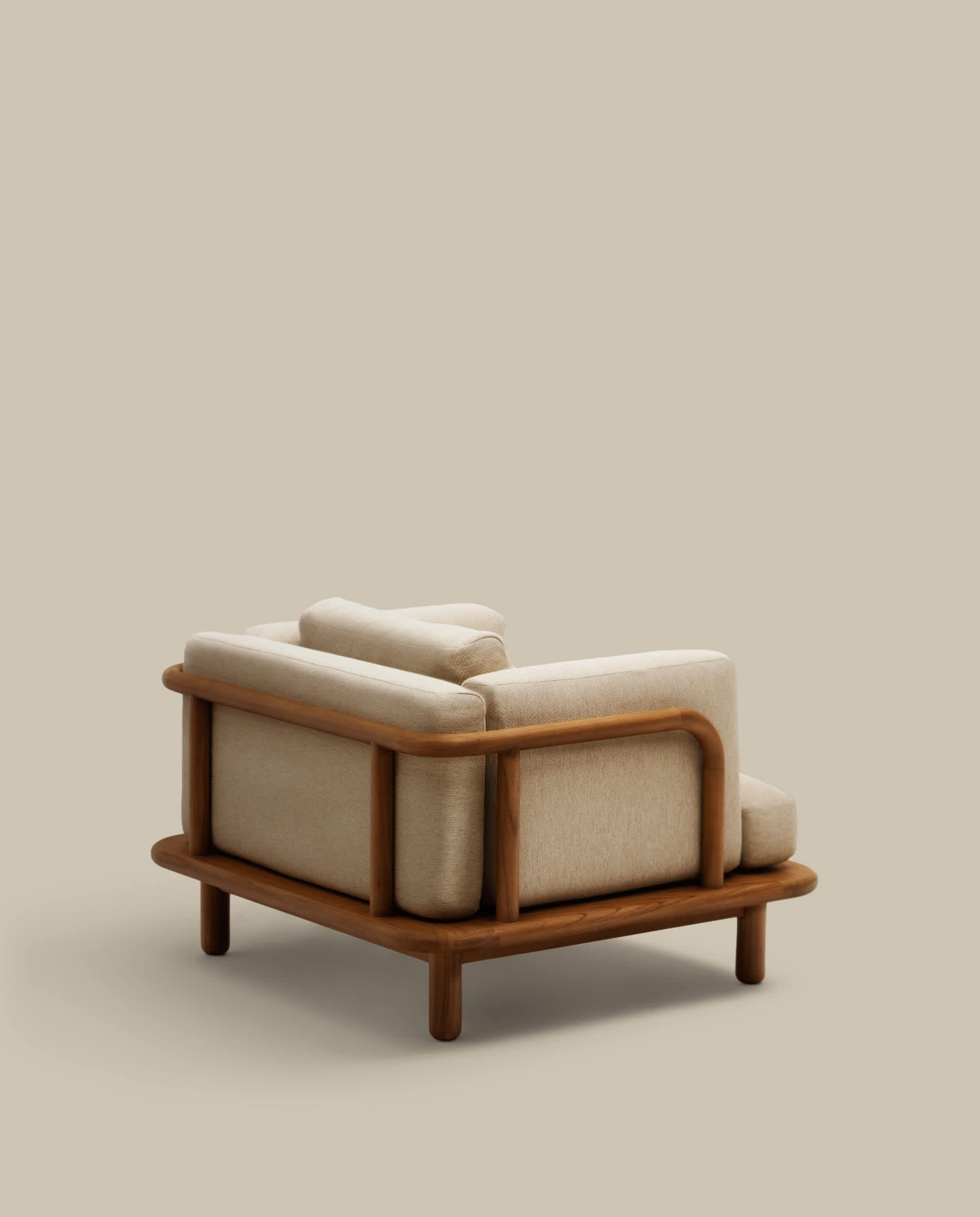 Turqueta armchair made from solid teak wood FSC 100%