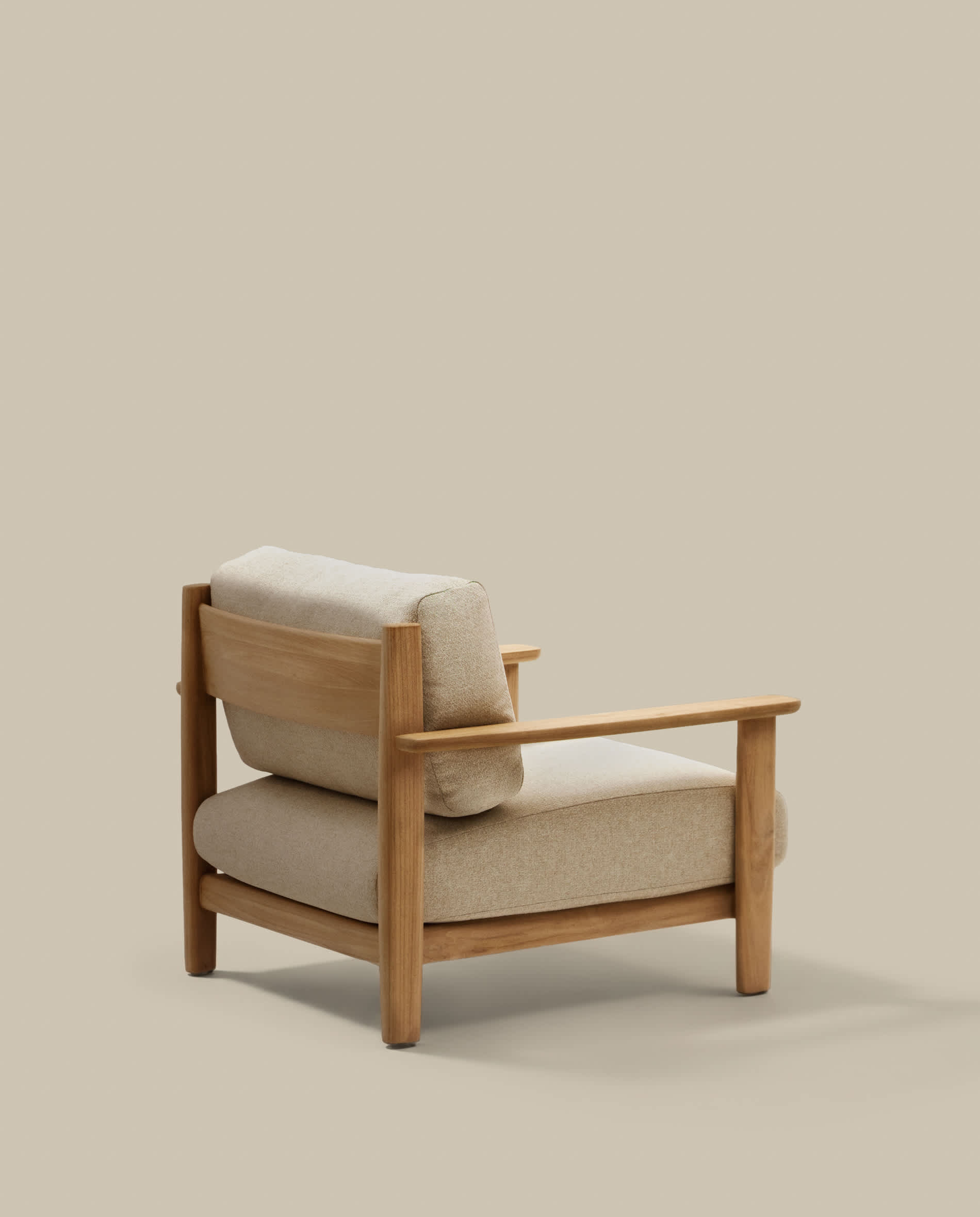 Tirant armchair made from solid teak wood FSC 100%