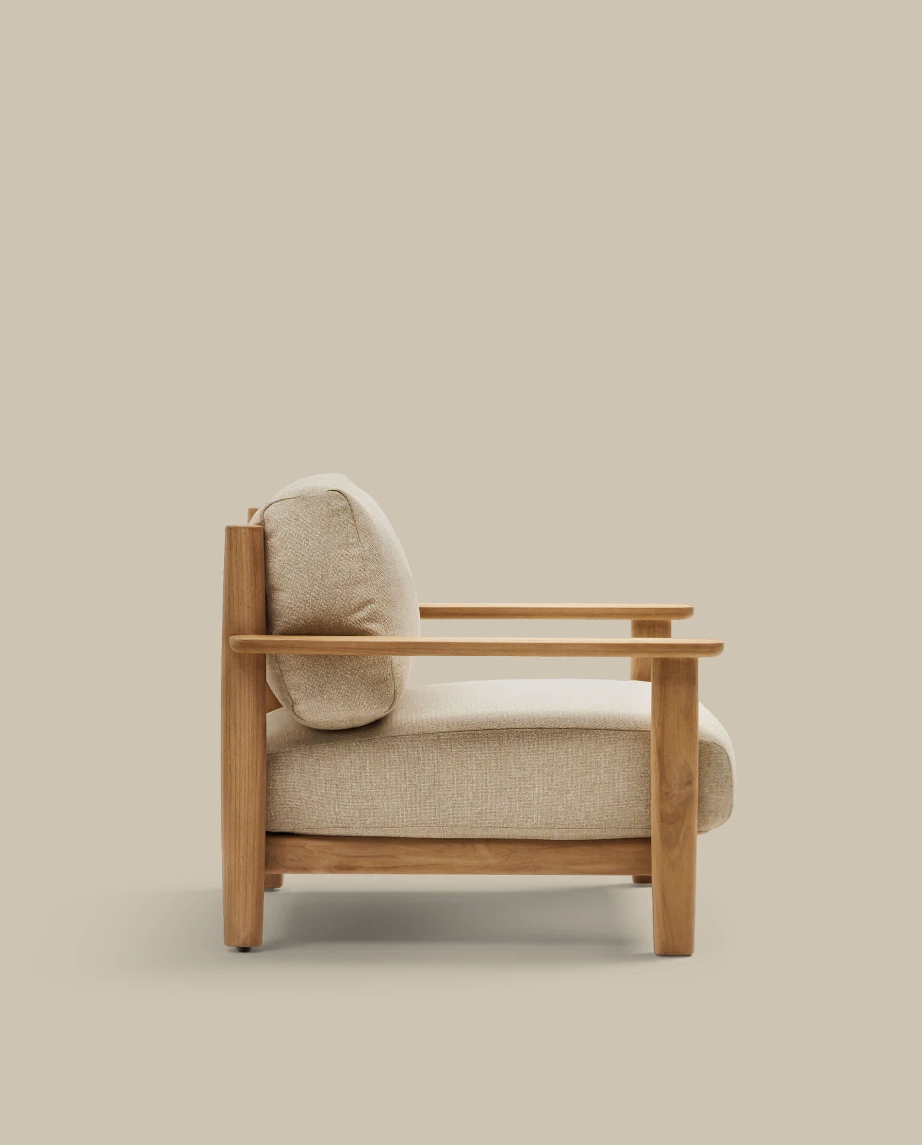 Tirant armchair made from solid teak wood FSC 100%