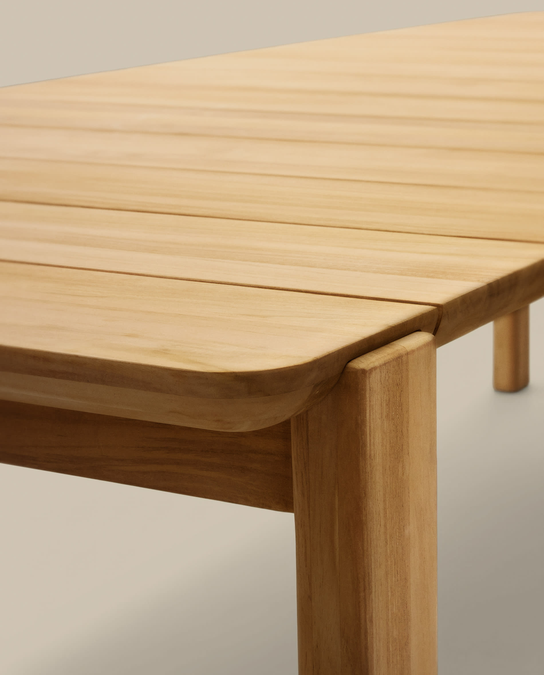 Icaro table made from solid teak wood, 280 x 112 cm, FSC 100%