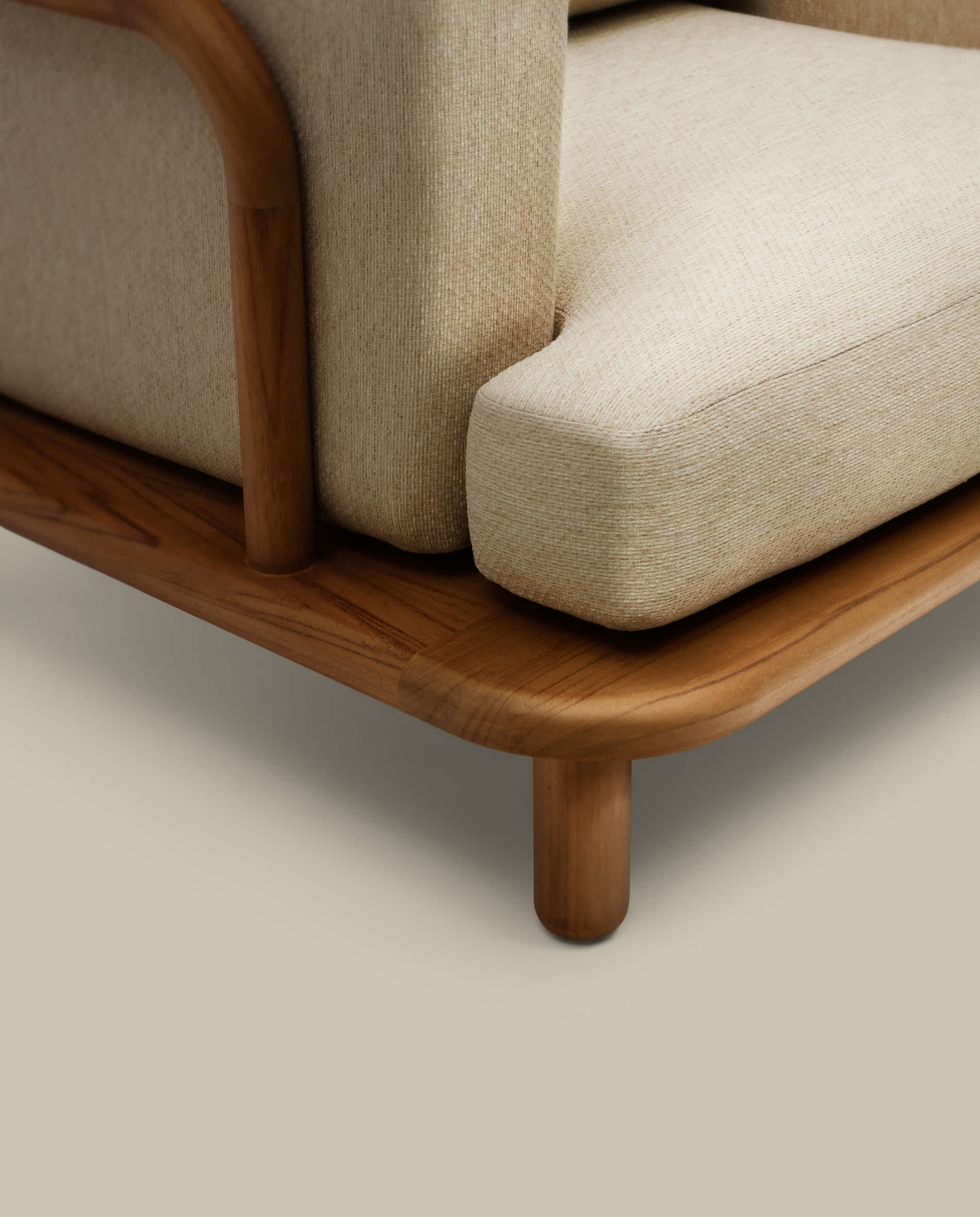 Turqueta armchair made from solid teak wood FSC 100%