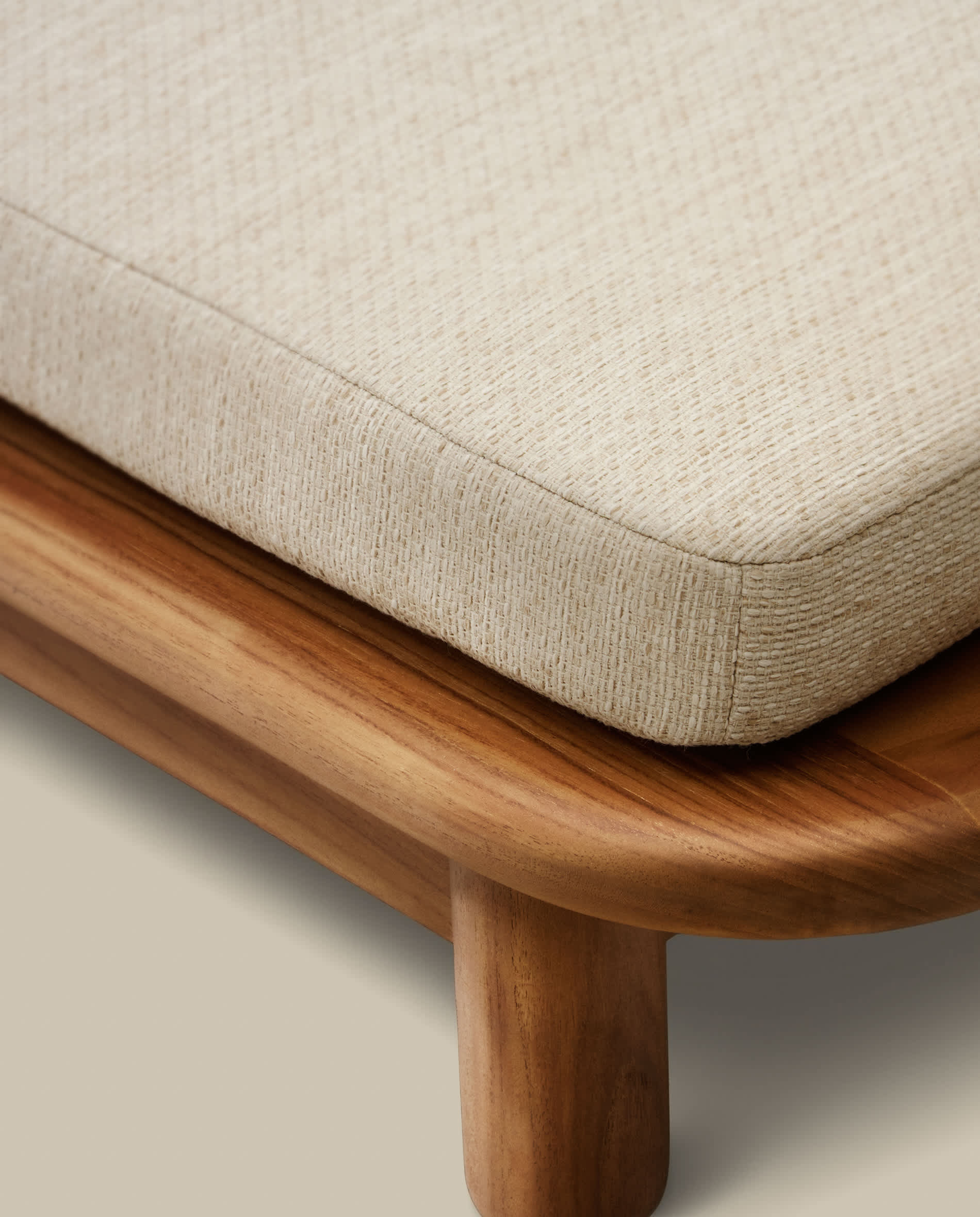 Turqueta sun lounger made from solid teak wood FSC 100%