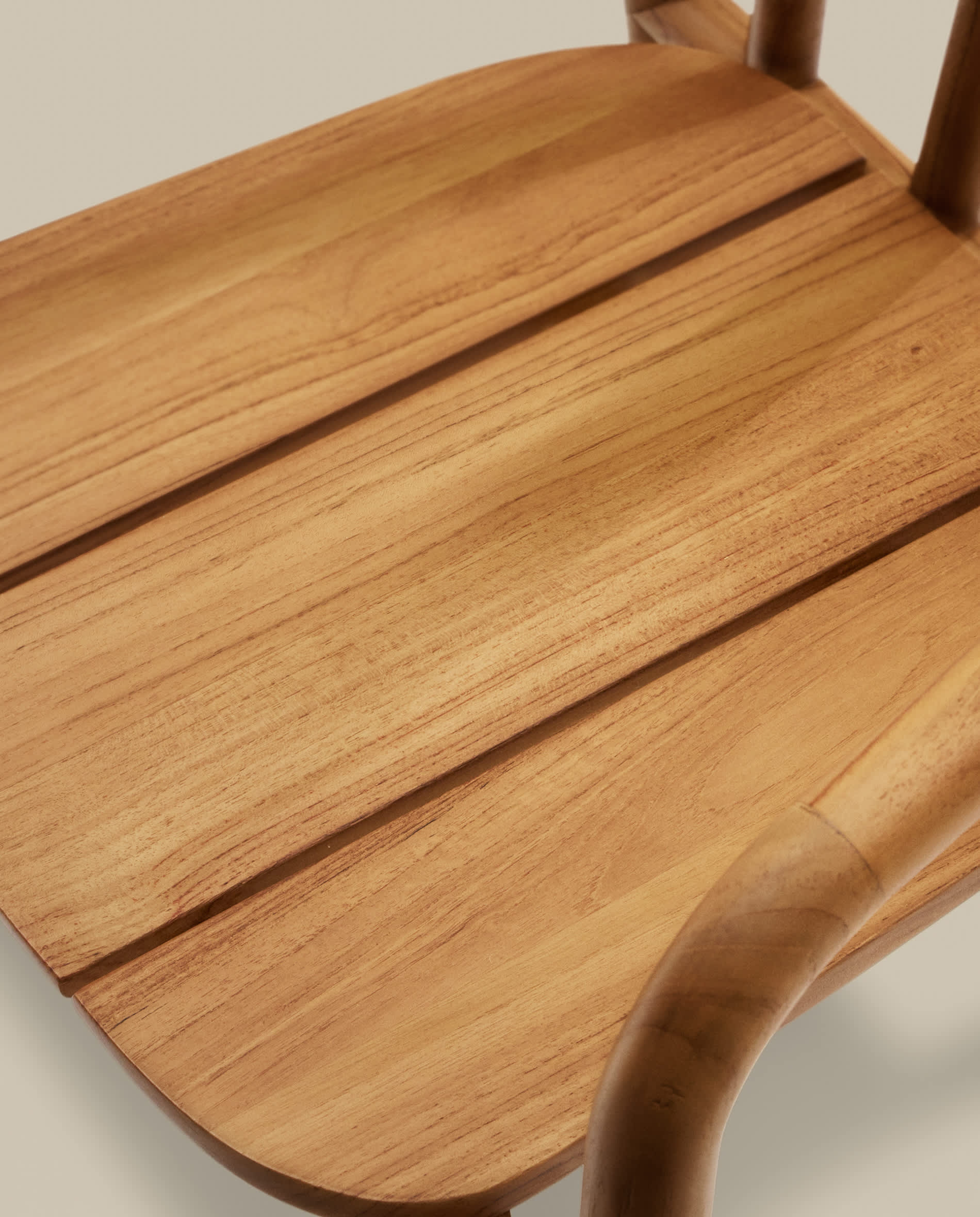 Turqueta stackable outdoor chair in FSC 100% solid teak wood