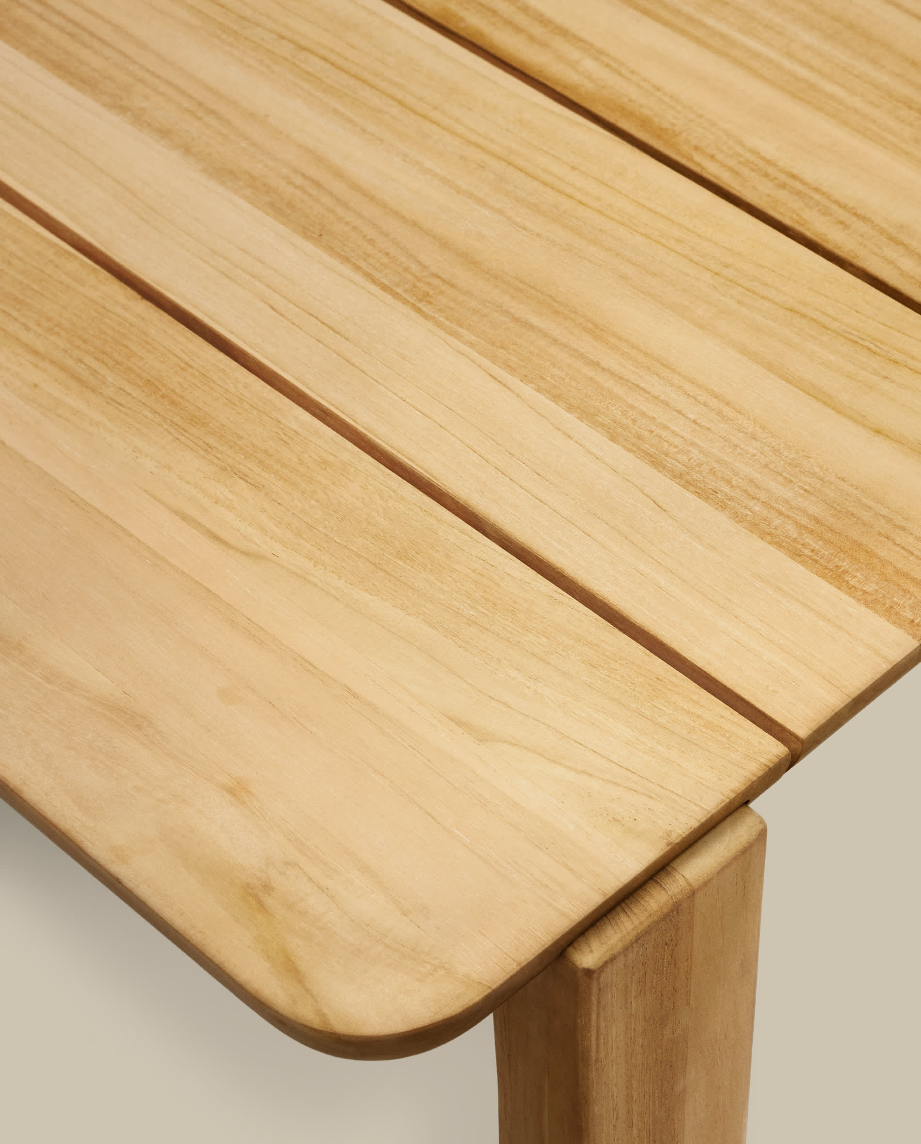 Icaro table made from solid teak wood, 220 x 102 cm, FSC 100%