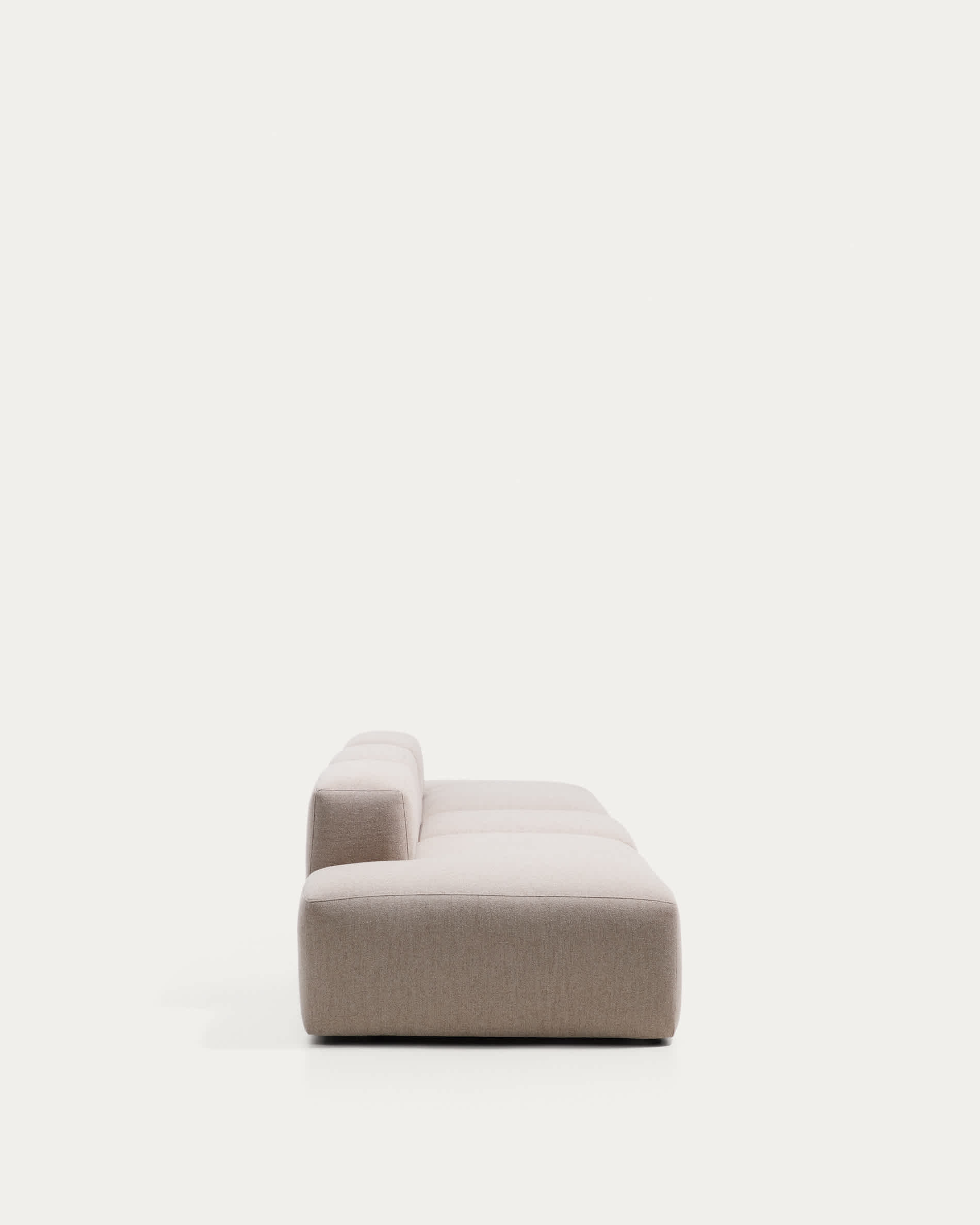 Blok beige chenille 4-seater sofa 380cm FSC Mix Credit