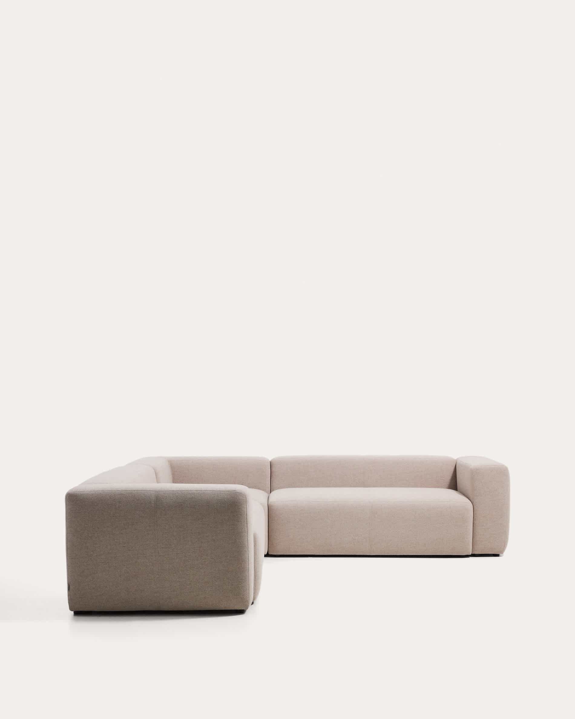 Blok beige chenille 5-seater corner sofa 320 x 290cm/290 x 320cm FSC Mix Credit