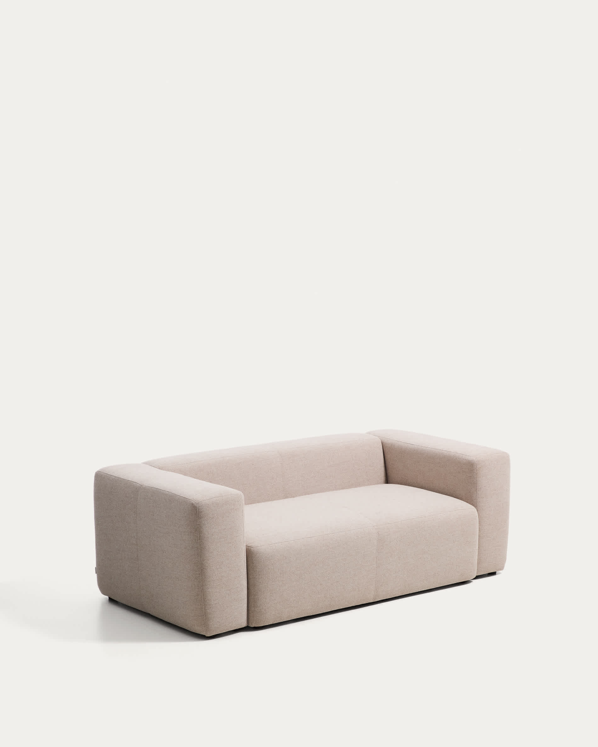 Blok beige chenille 2-seater sofa 210cm FSC Mix Credit