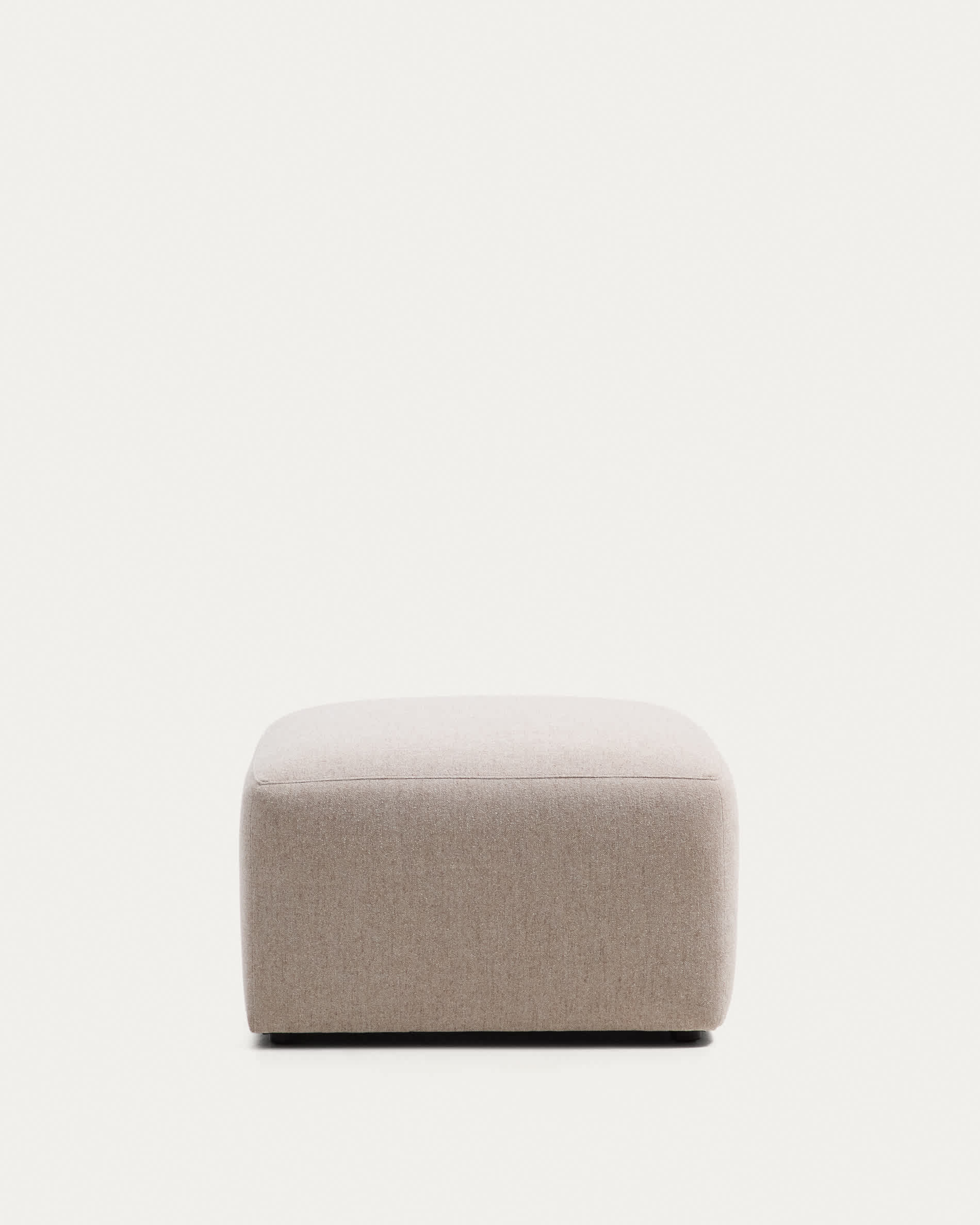 Blok beige chenille footrest 90 x 74cm FSC Mix Credit