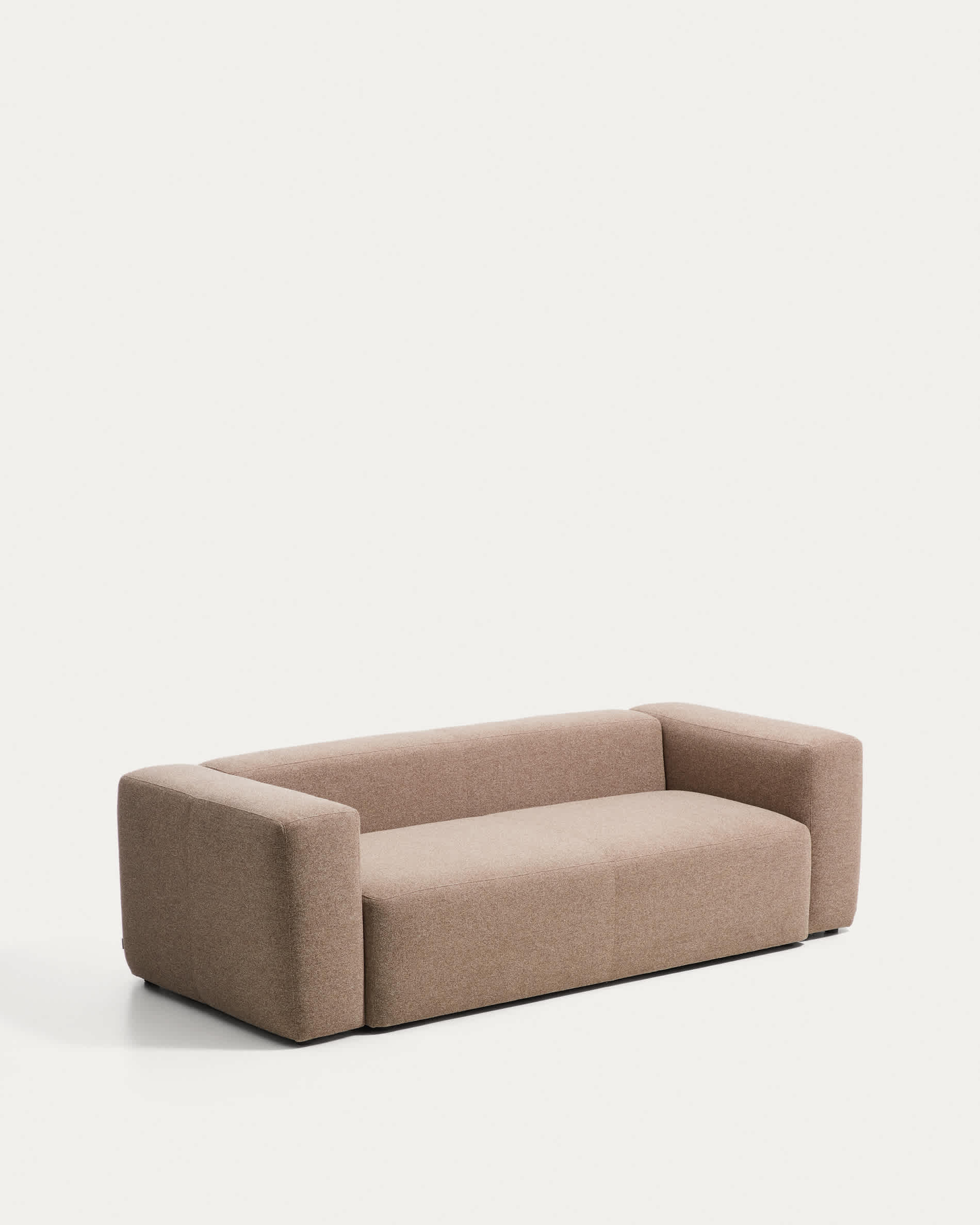 Blok brown chenille 3-seater sofa 240cm FSC Mix Credit