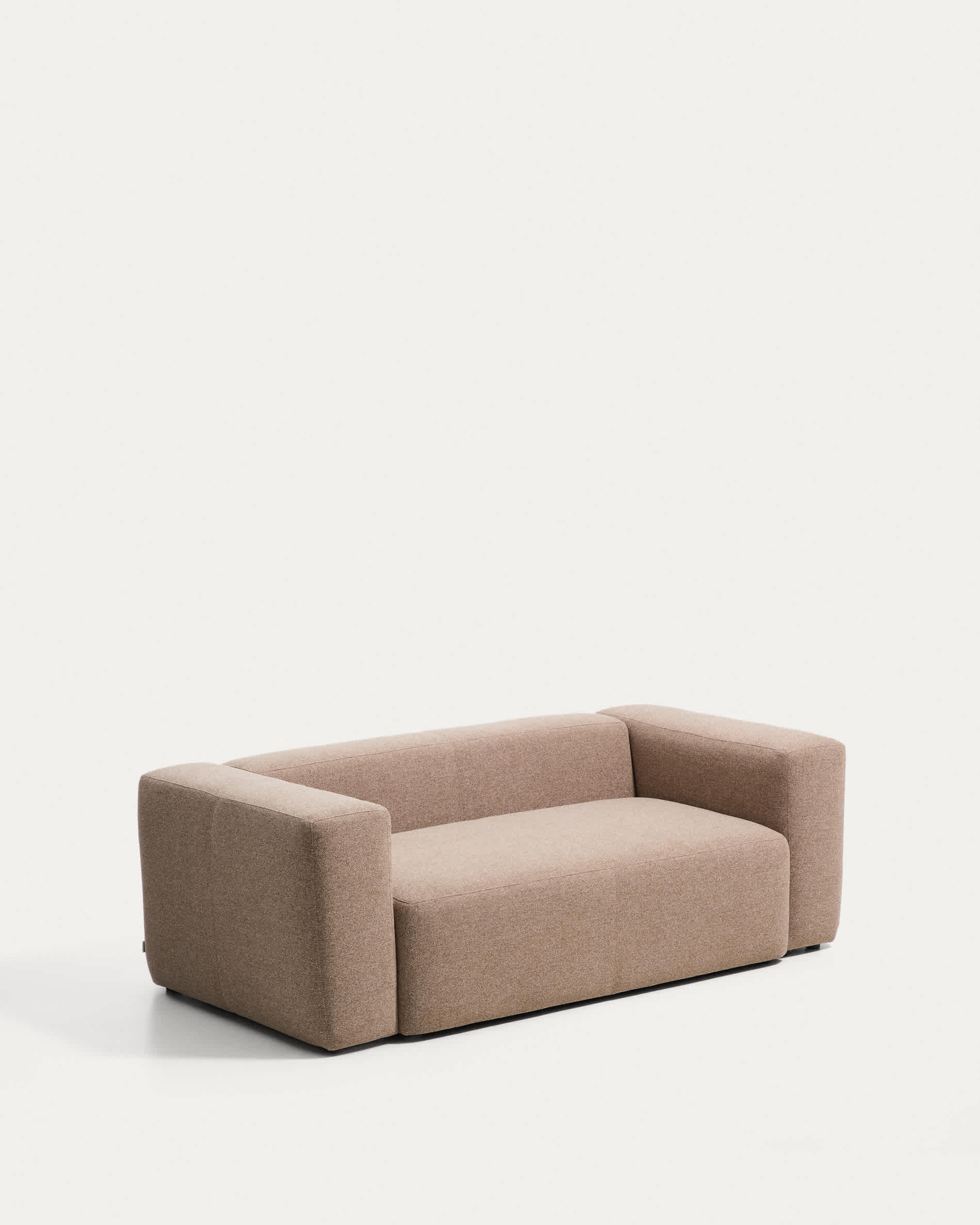 Blok brown chenille 2-seater sofa 210cm FSC Mix Credit