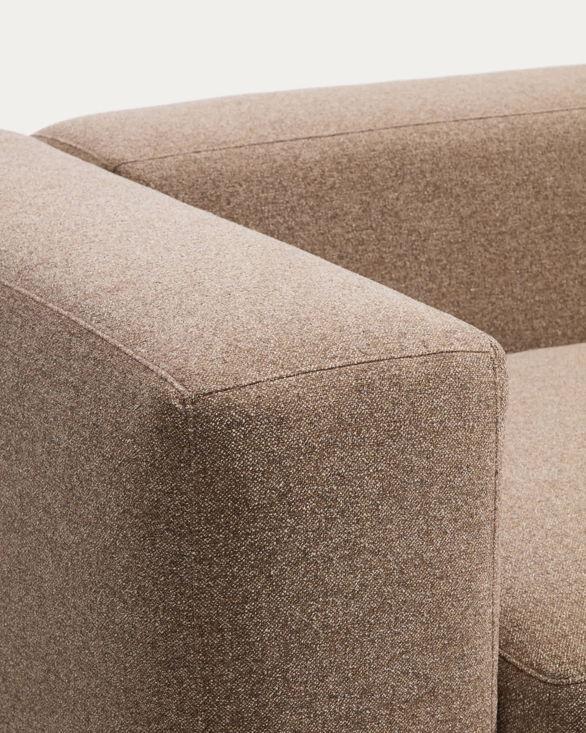 Blok brown chenille 2-seater sofa 210cm FSC Mix Credit