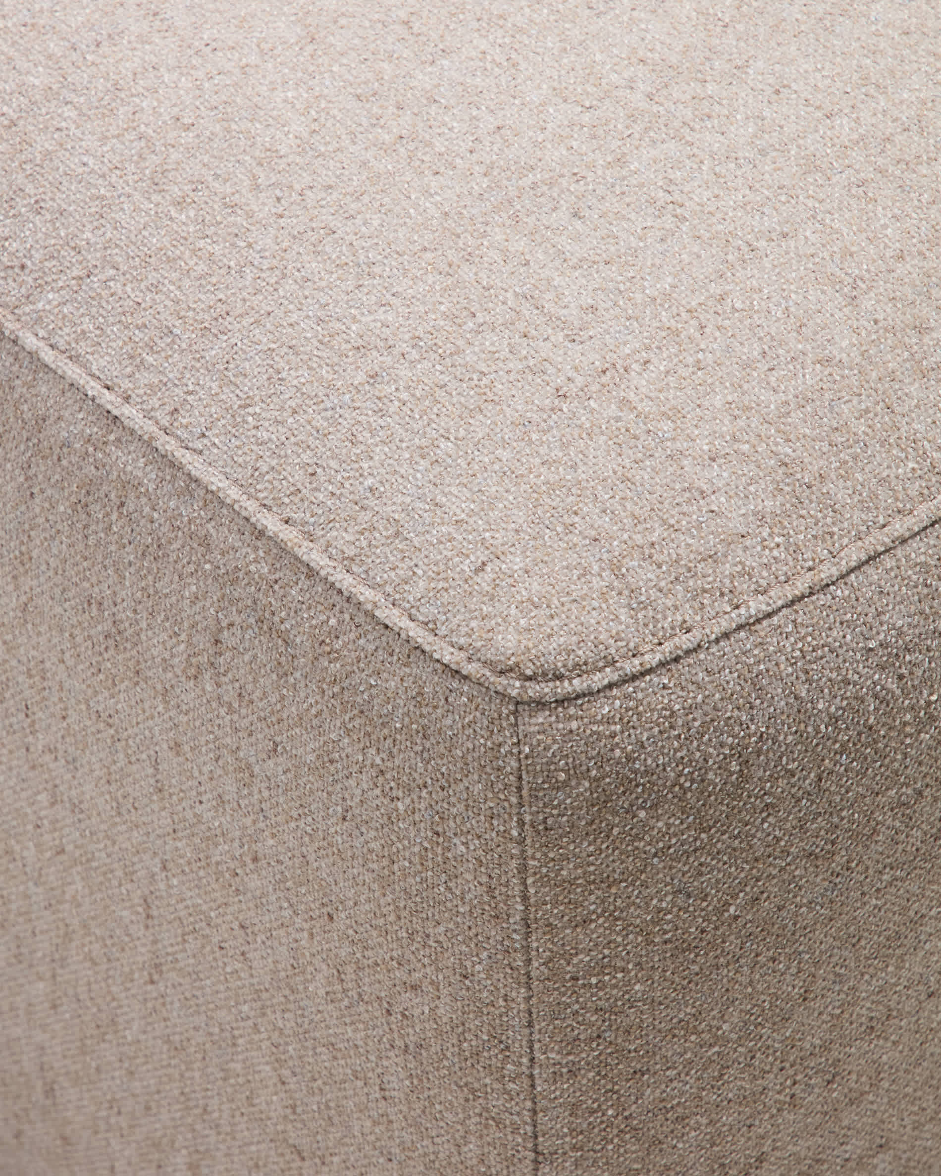 Blok beige chenille footrest 90 x 74cm FSC Mix Credit