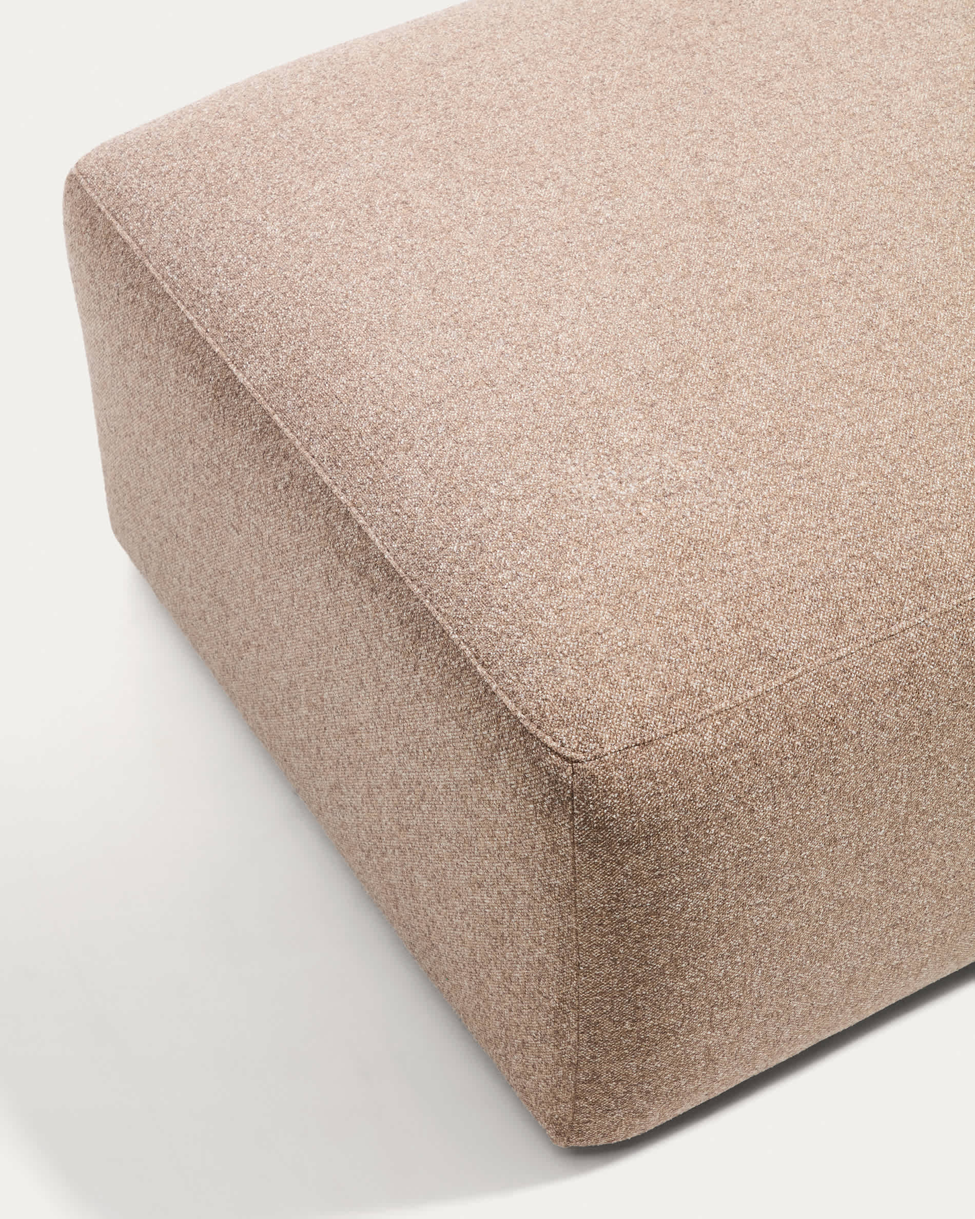 Blok brown chenille footrest 90 x 74cm FSC Mix Credit
