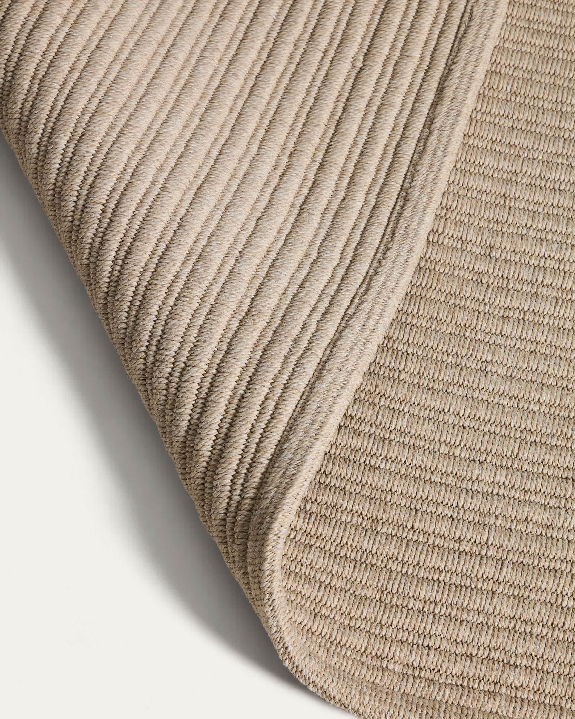 Ardelia ecru synthetic fibre rug 160 x 230cm