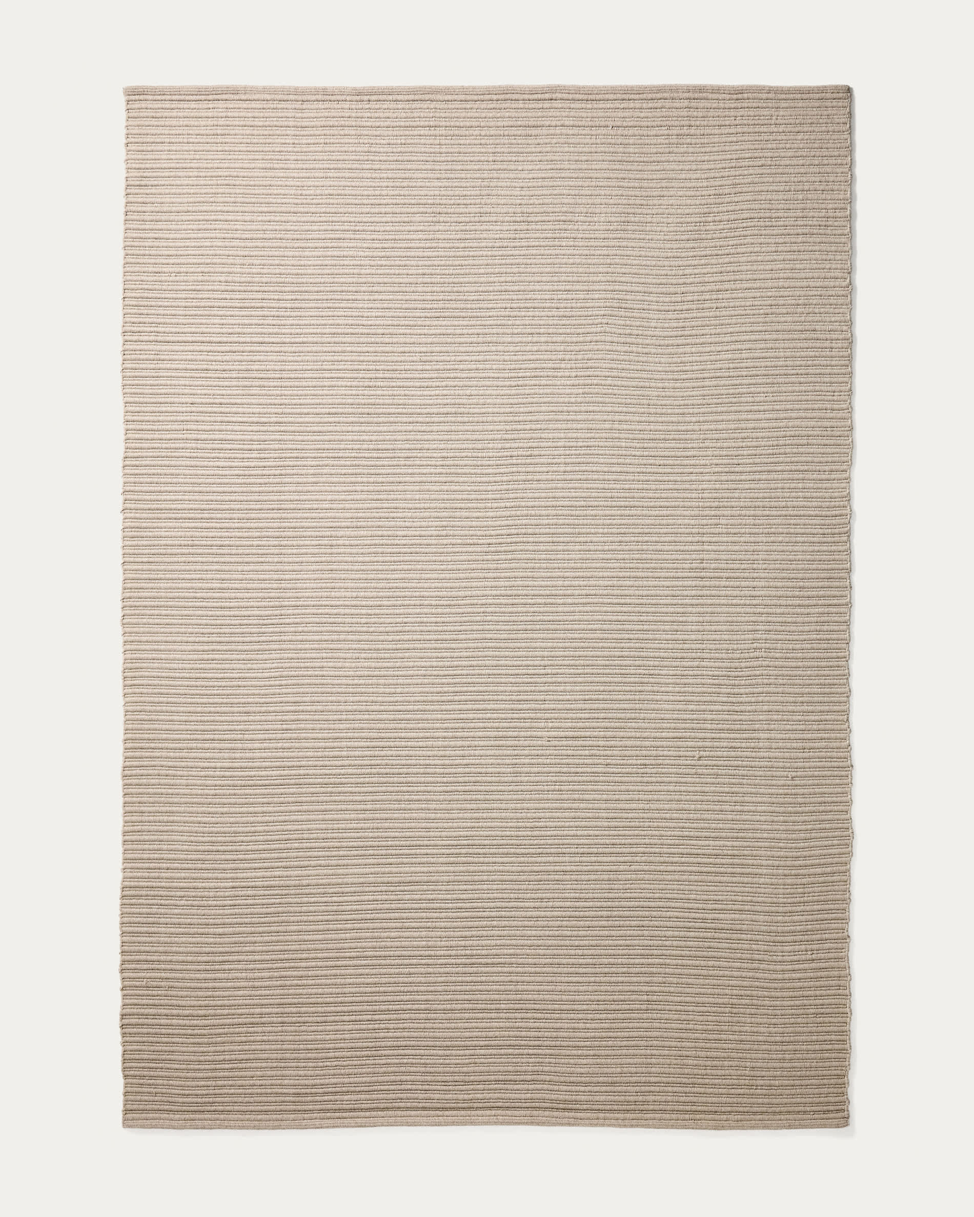 Ardelia ecru synthetic fibre rug 200 x 300cm