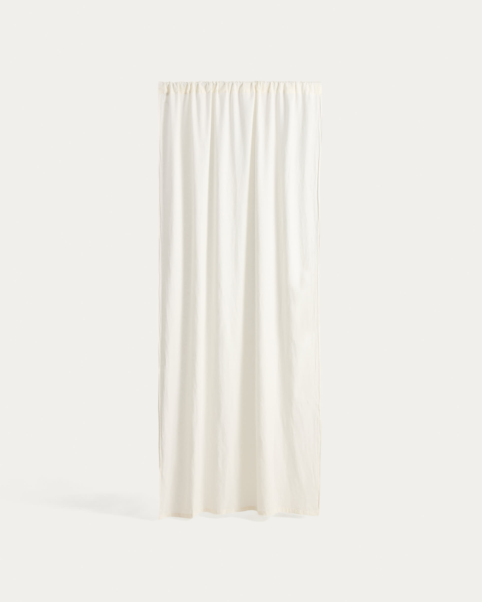 Nolira ecru linen blend curtain 140 x 270 cm