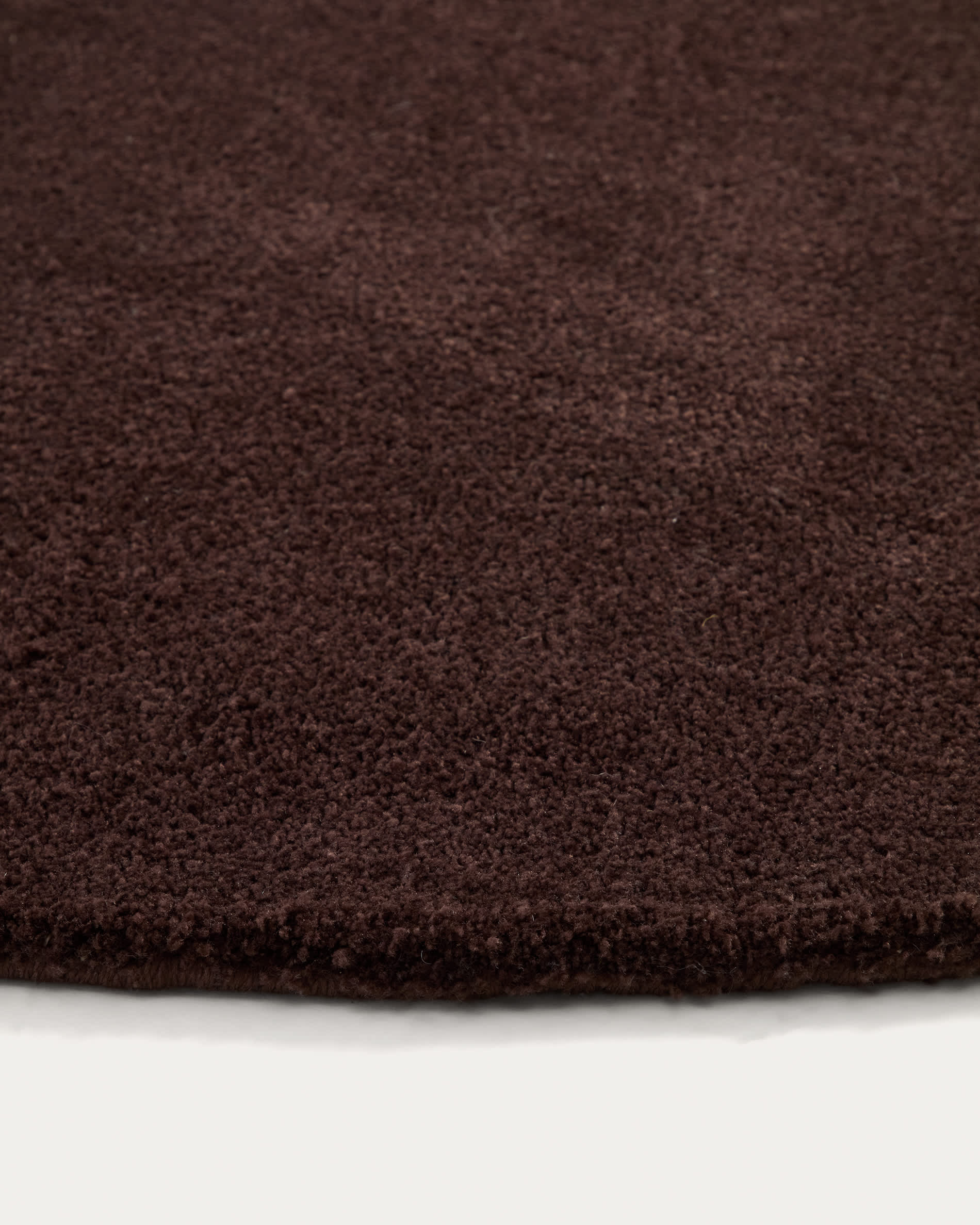 Empuries brown round rug Ø200 cm