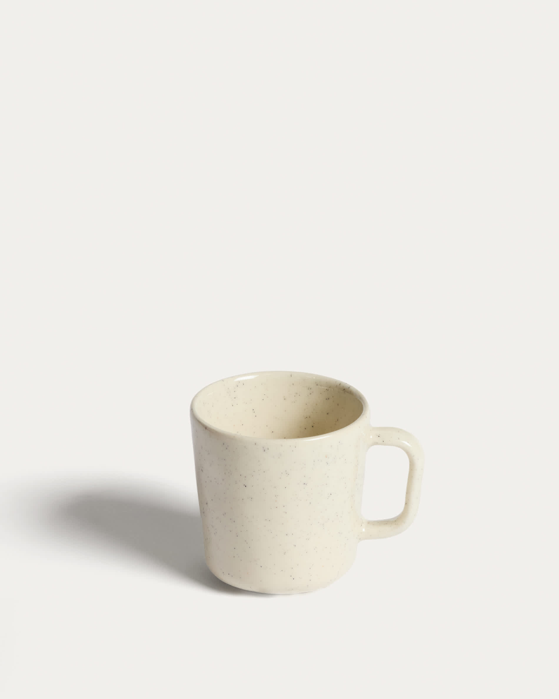 Daner ecru ceramic mug