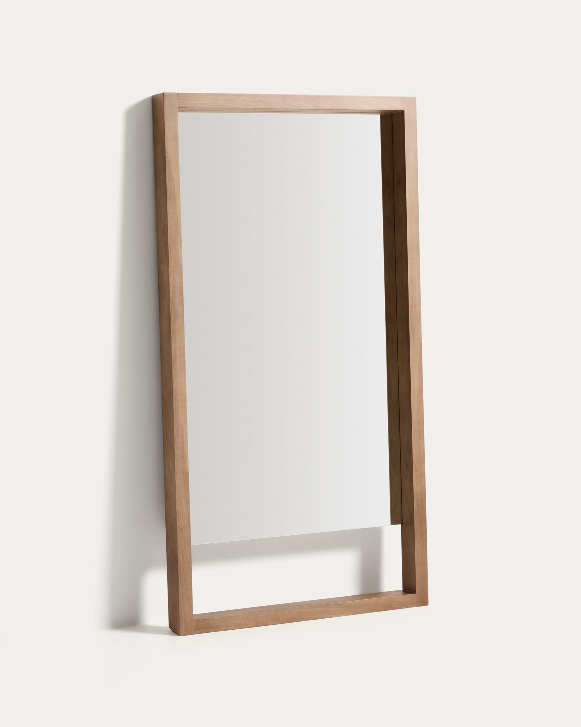 Vatro natural-coloured solid mango wood floor mirror 96 x 181 cm, FSC 100%
