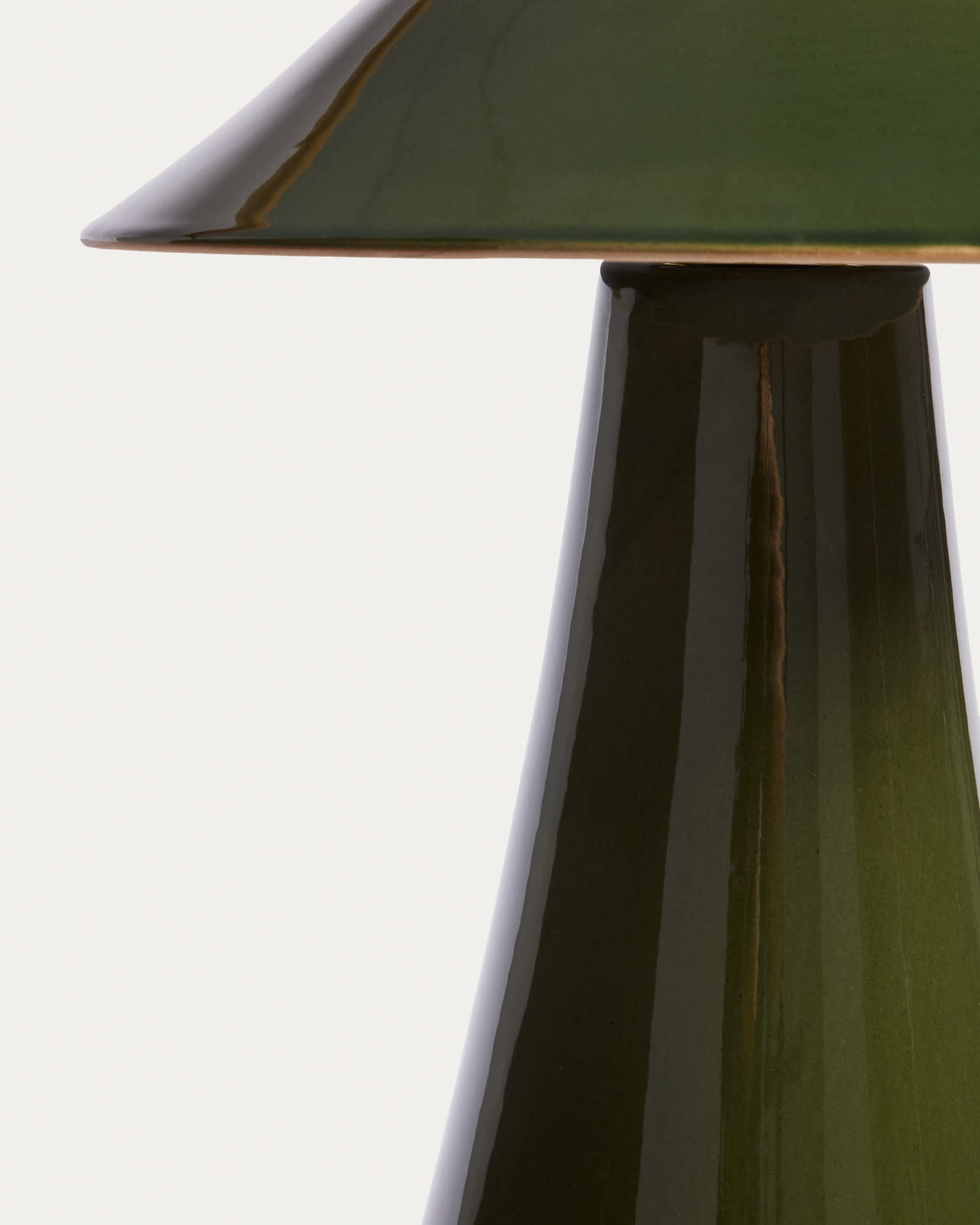 Ceren green ceramic table lamp 54 cm