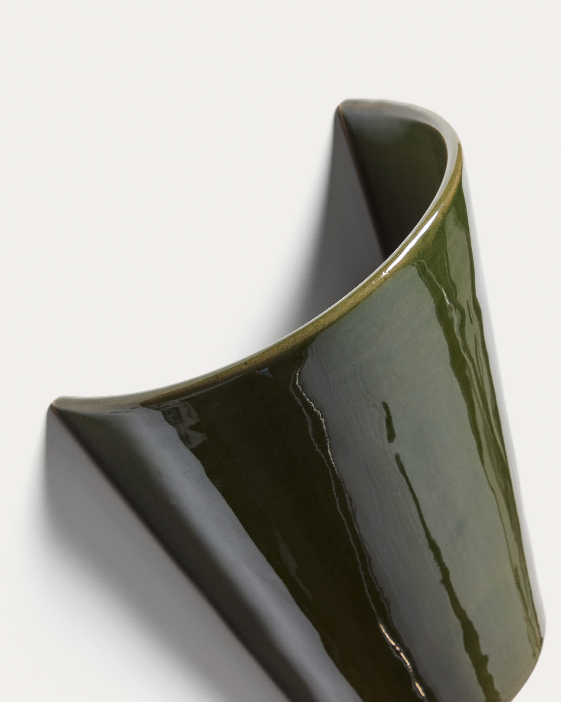 Ceren green ceramic wall lamp 21 cm