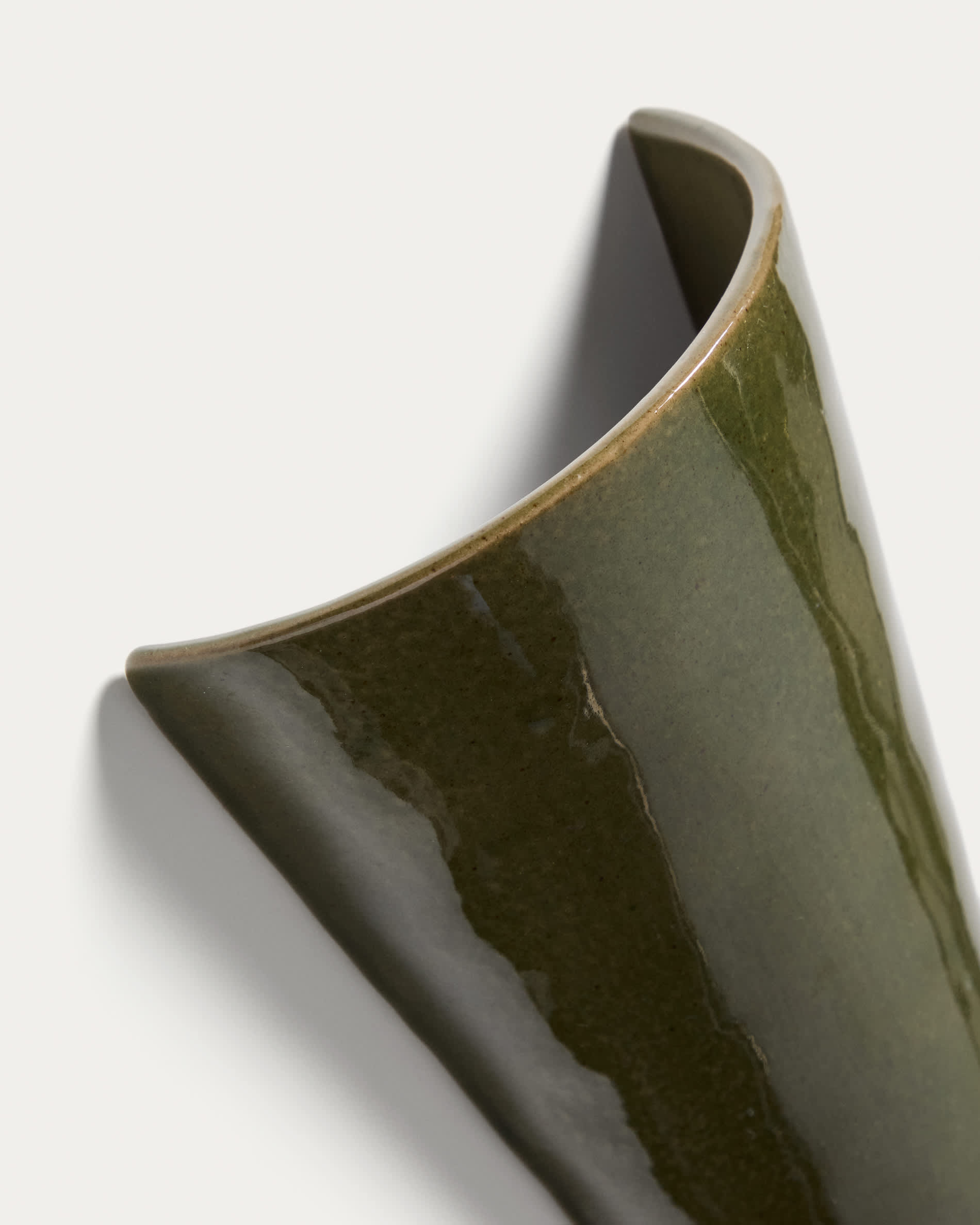 Ceren green ceramic wall lamp 13 cm