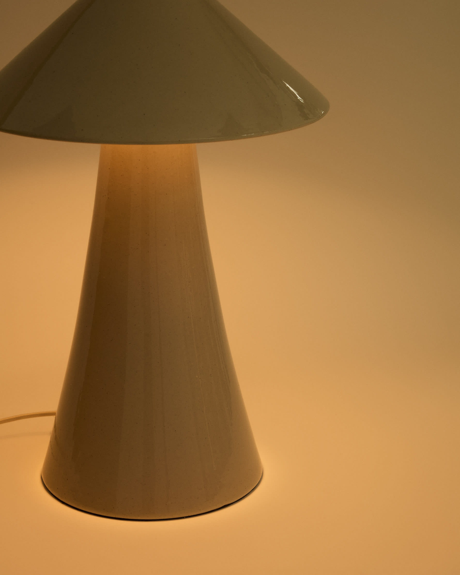 Ceren beige ceramic table lamp 54 cm