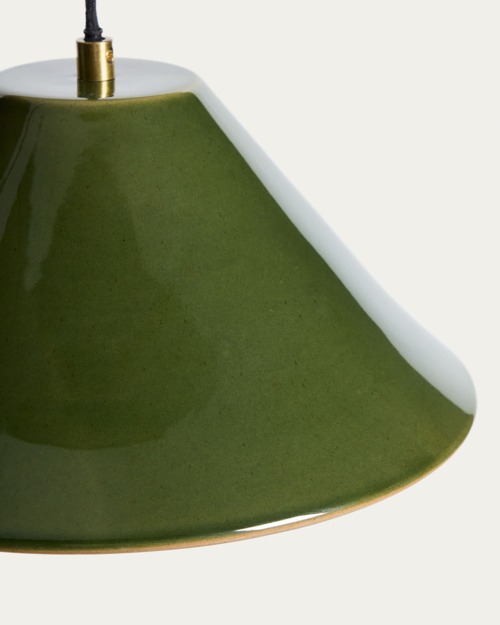 Ceren green ceramic ceiling lamp 29 cm