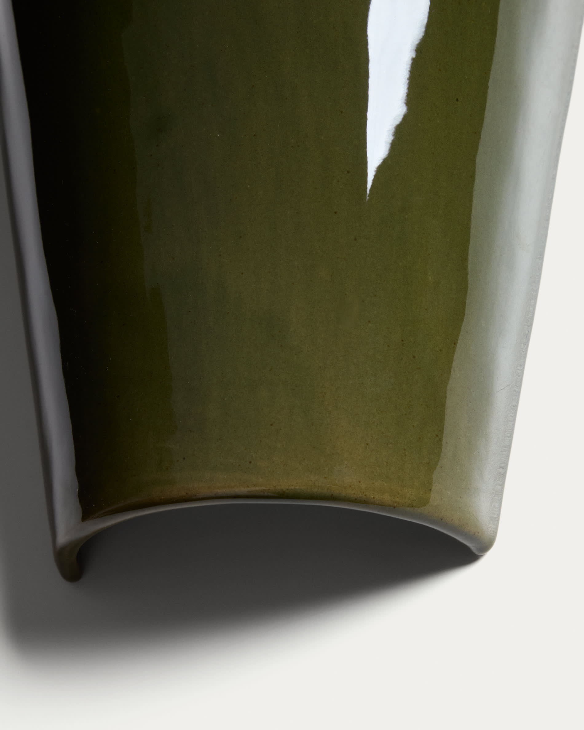 Ceren green ceramic wall lamp 21 cm