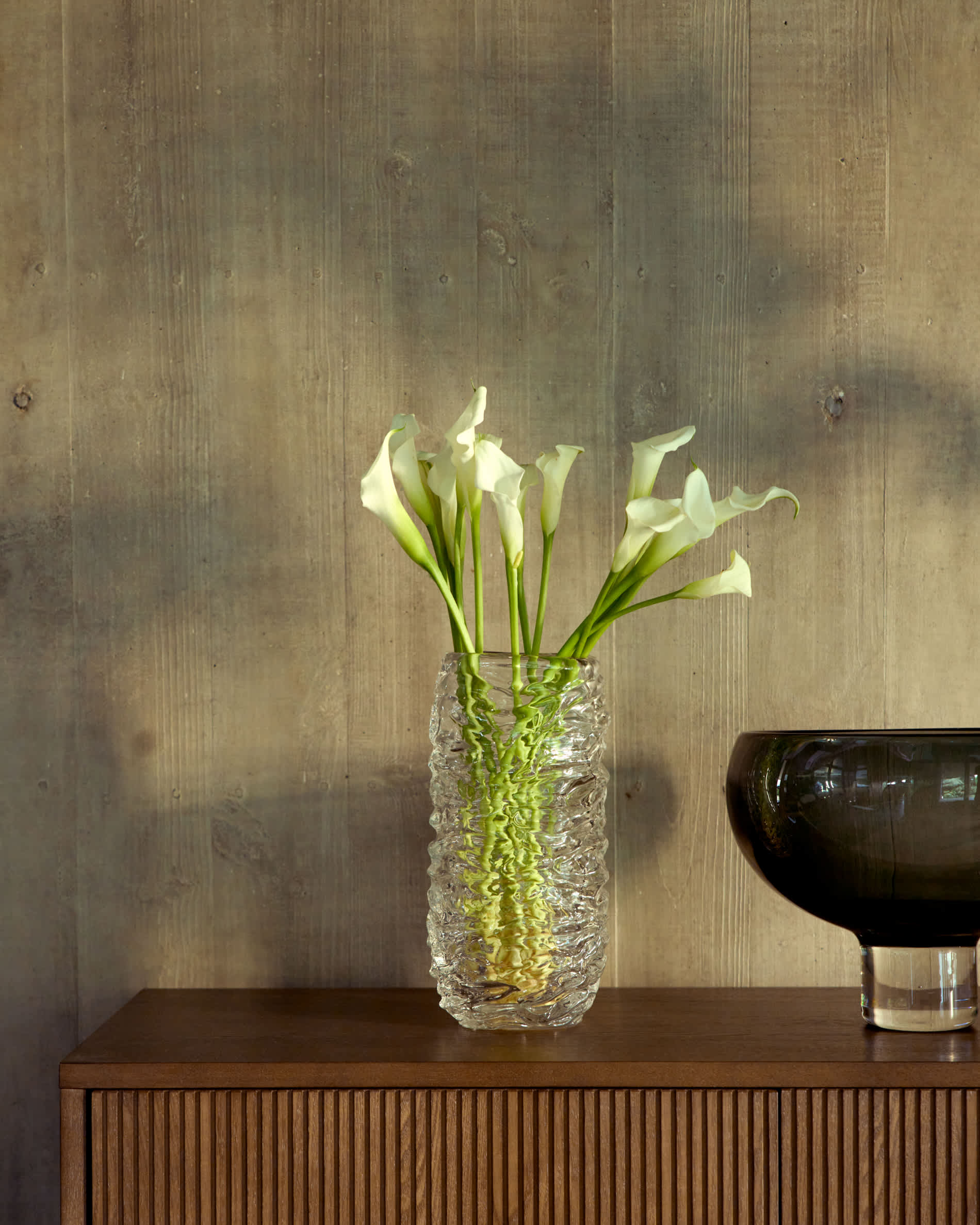 Vorma clear glass vase 29.5cm