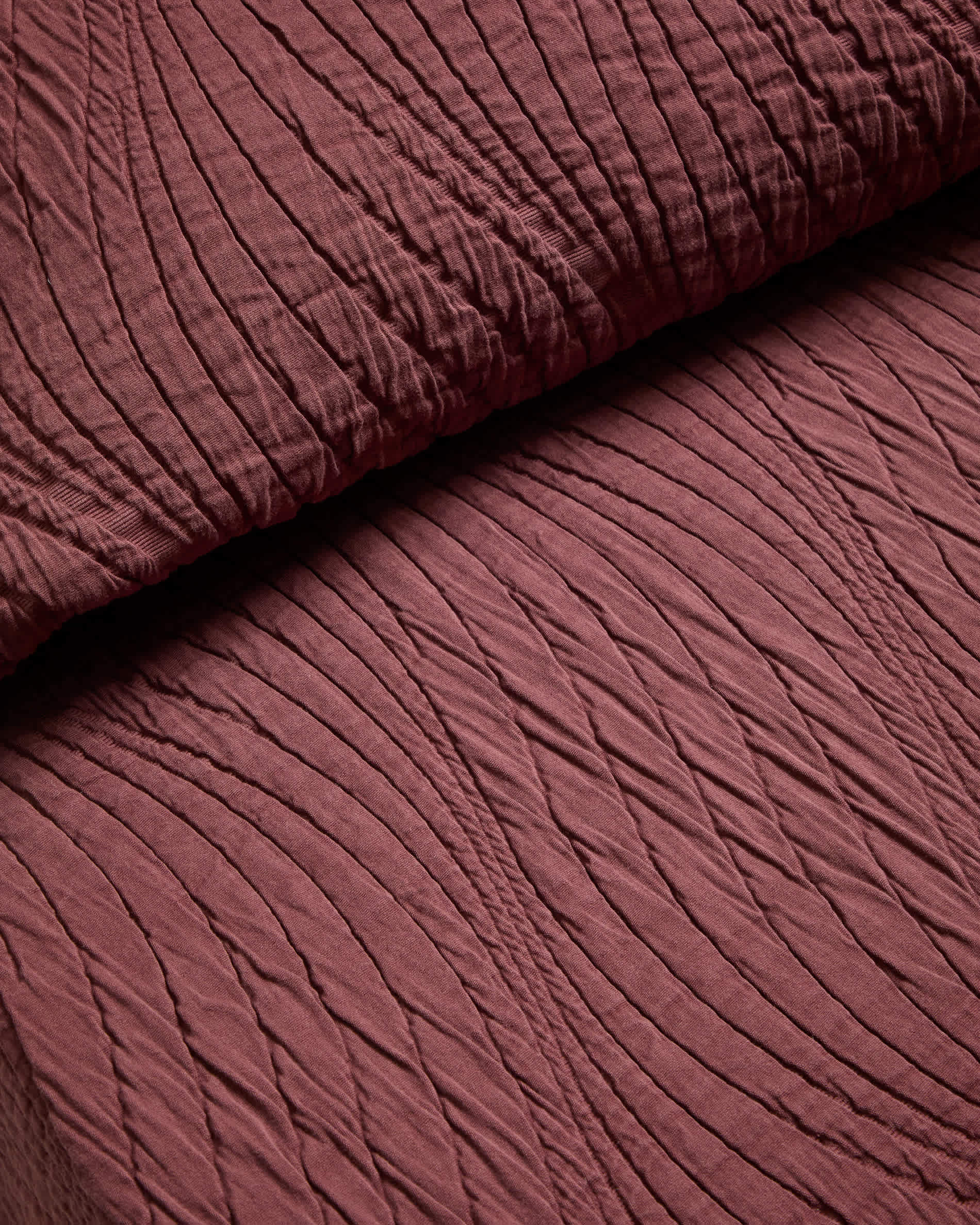 Sarula 100%-cotton maroon jacquard bedspread for 90/135 cm bed