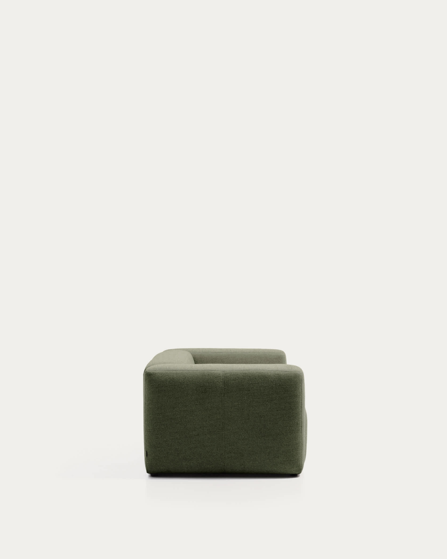 Blok 2-seater moss green chenille sofa 210cm FSC Mix Credit