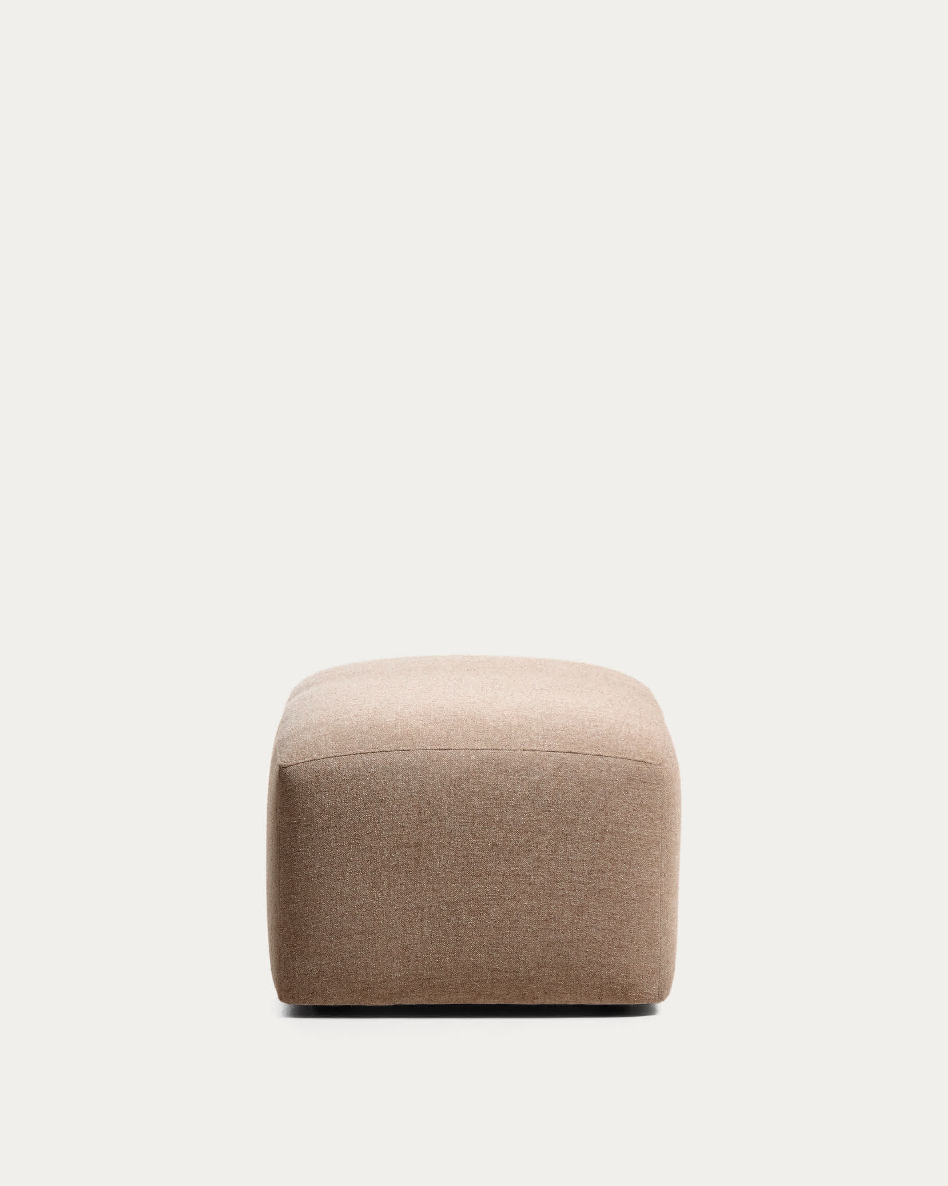 Blok brown chenille end pouffe 60x104cm FSC Mix Credit