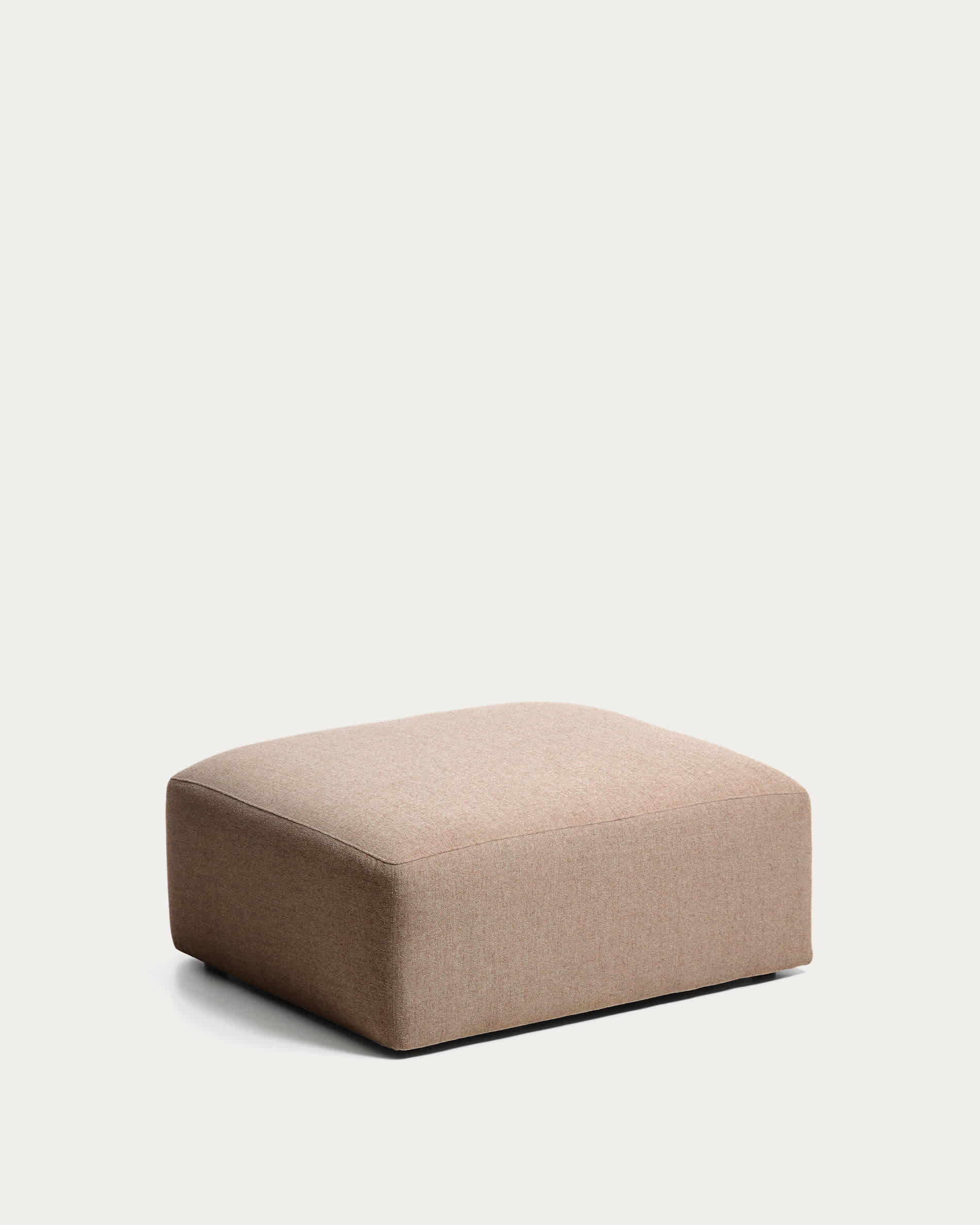 Blok brown chenille end pouffe 90x104cm FSC Mix Credit