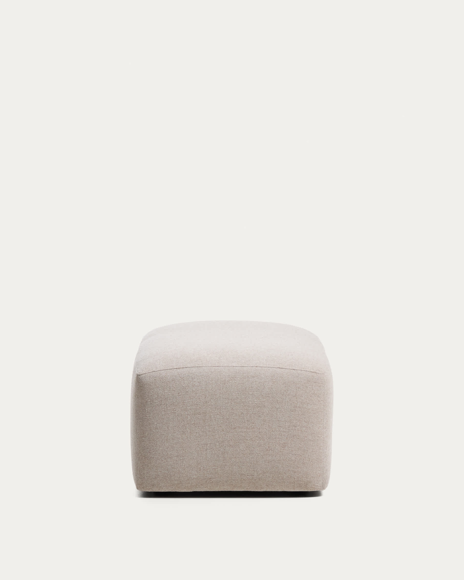 Blok beige chenille end pouffe 60x104cm FSC Mix Credit