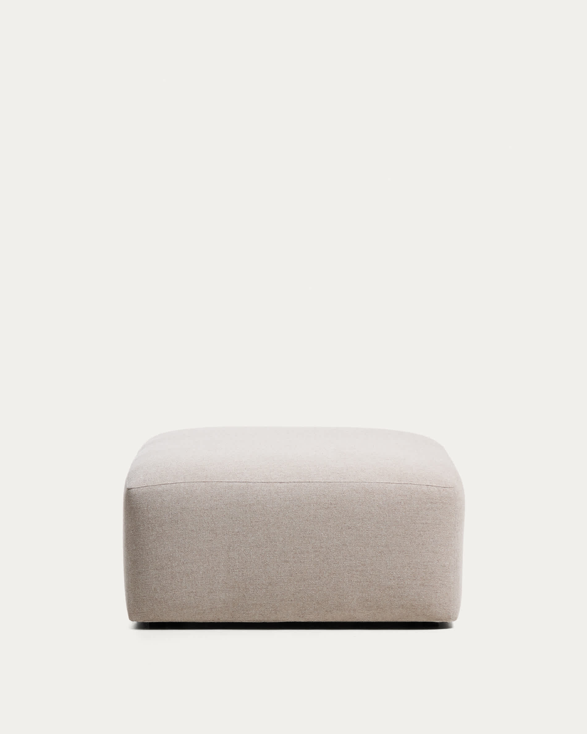 Blok beige chenille end pouffe 90x104cm FSC Mix Credit