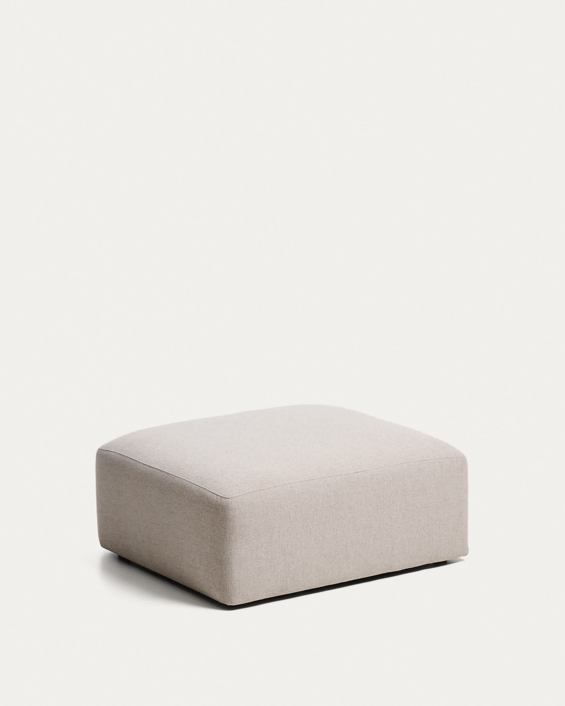 Blok beige chenille end pouffe 90x104cm FSC Mix Credit